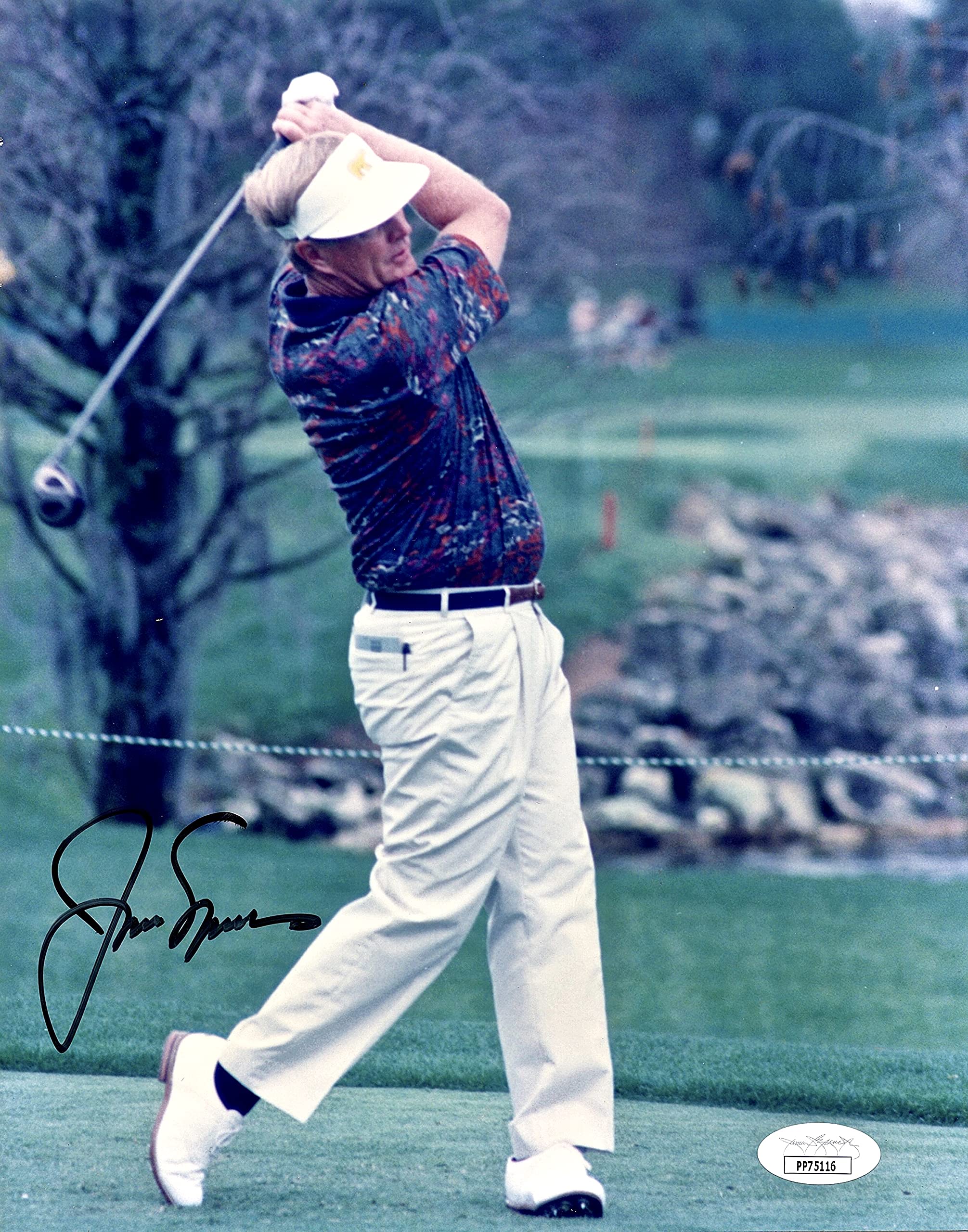JACK NICKLAUS Autograph Hand SIGNED 8x10 PHOTO JSA CERTIFIED AUTHENTIC PP75116 Masters PGA TOUR GOLFER