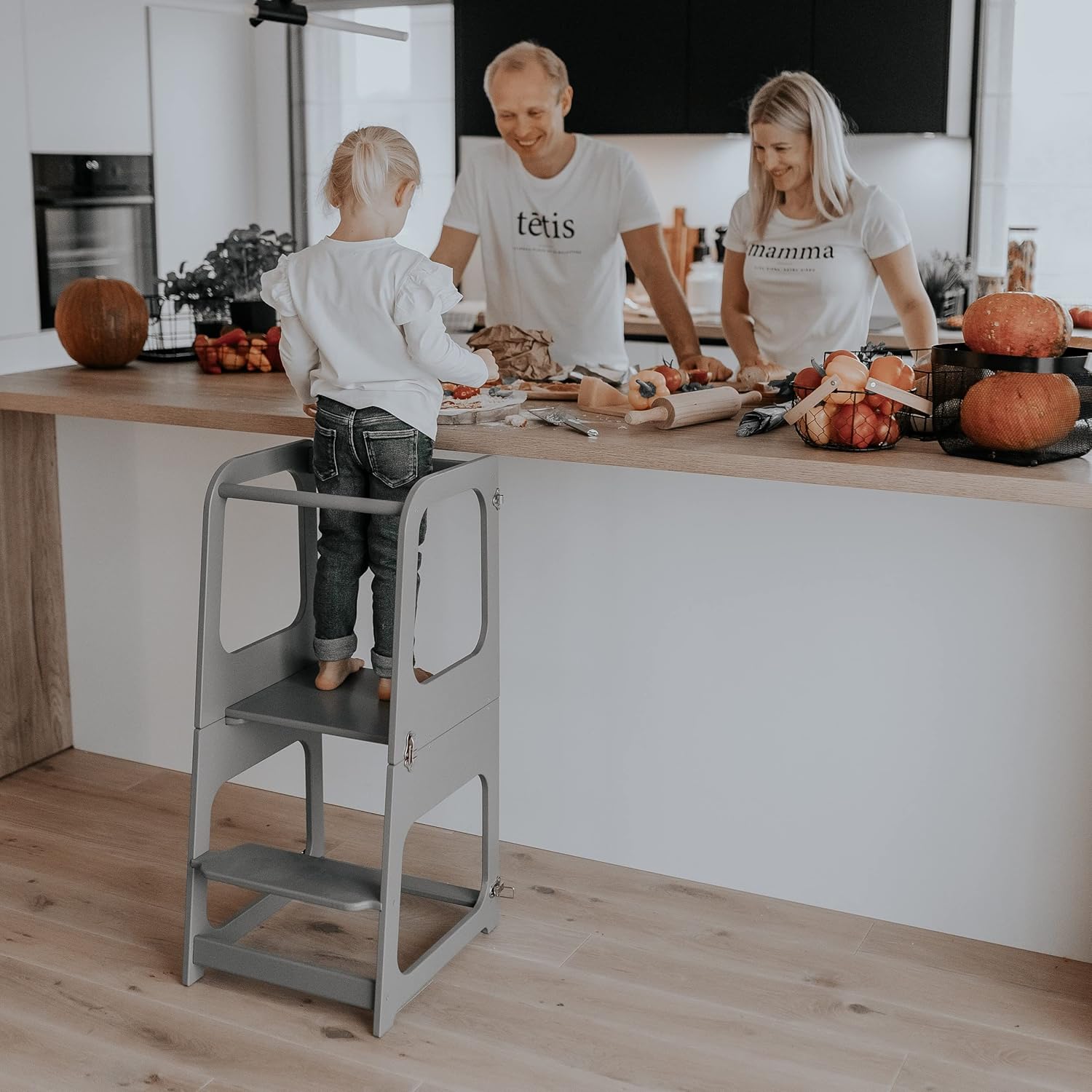 Transformable Kitchen tower Kitchen stool for children Convertable