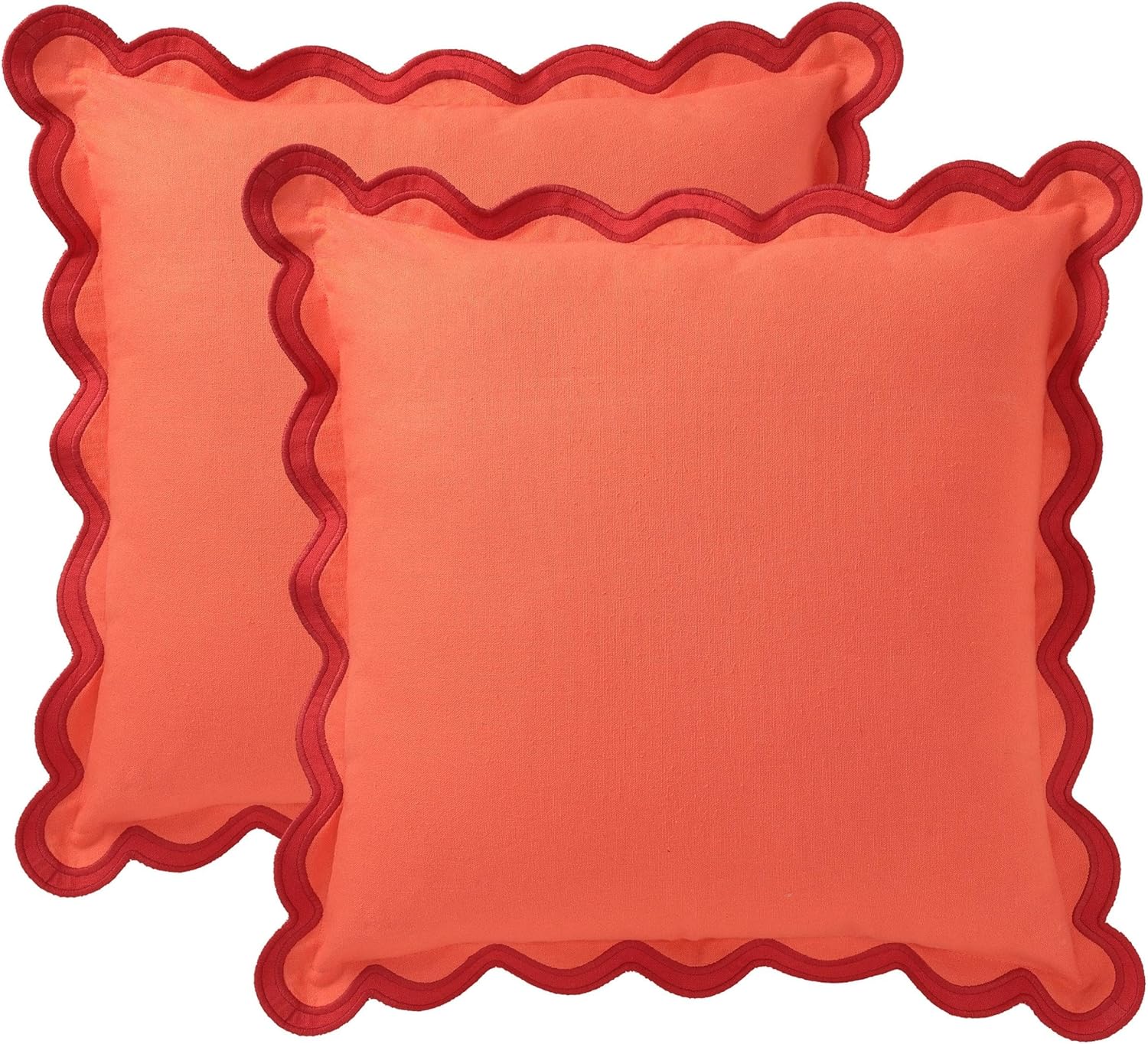 Folkulture Christmas Throw Pillow Covers for Couch, 18x18