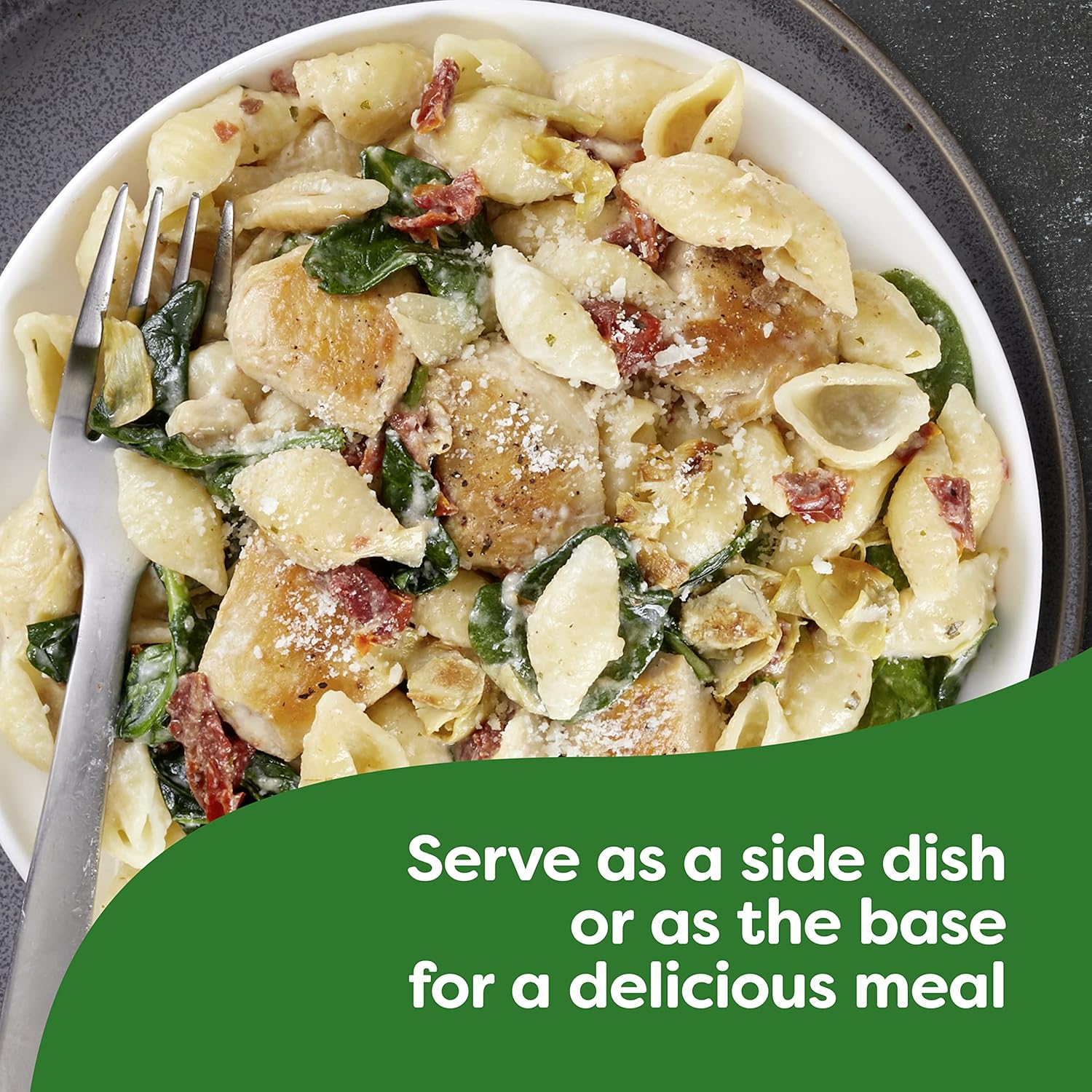 Knorr Pasta Sides For Delicious Quick Pasta Side Dishes Creamy Garlic Shells No Artificial Flavors, No Preservatives, No Added MSG 4.4 oz, Pack of 12 : Packaged Pasta Dinner Kits : Everything Else