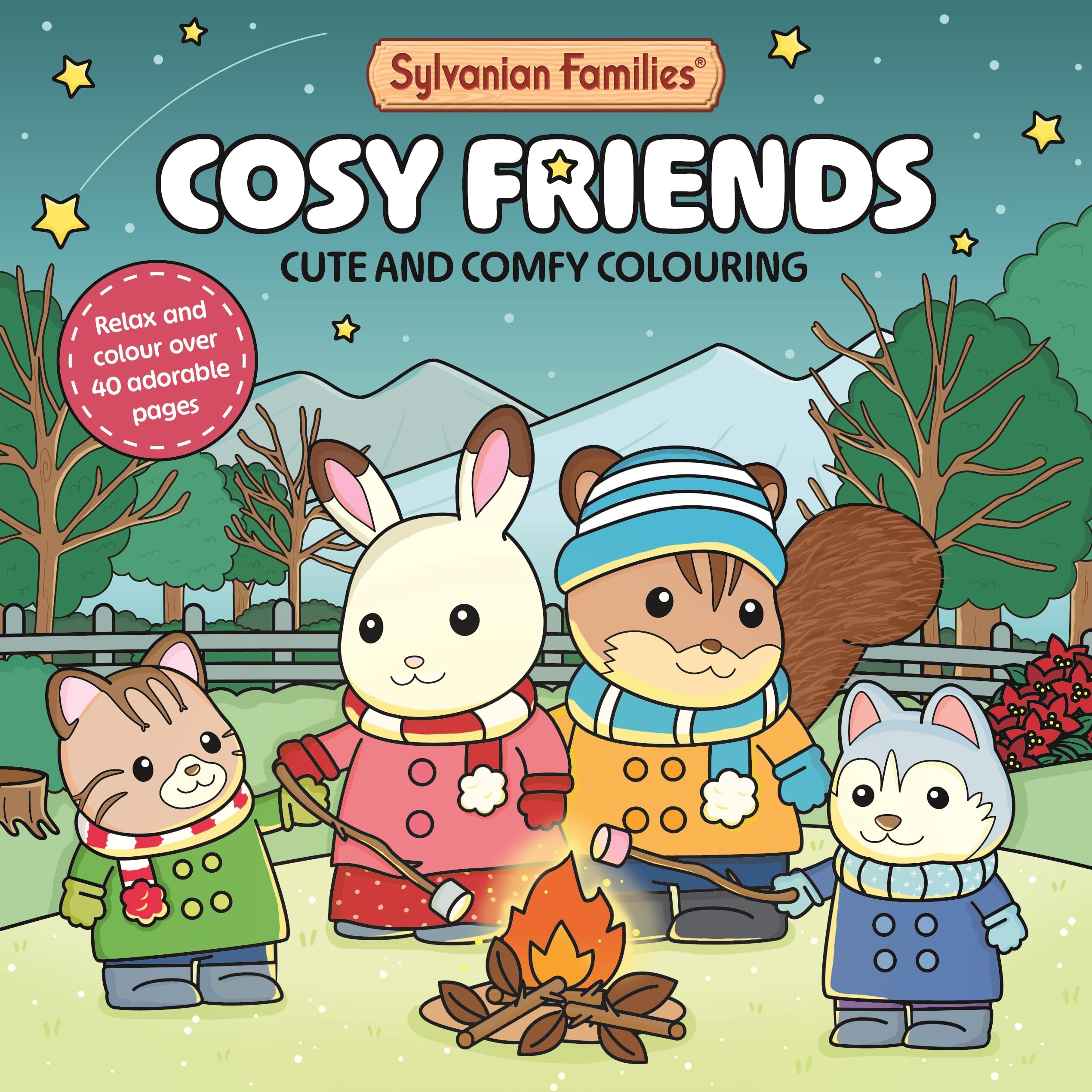 Sylvanian Families Cosy Friends: Cute and Comfy Colouring for All Ages (Sylvanian Families Cosy Colouring)