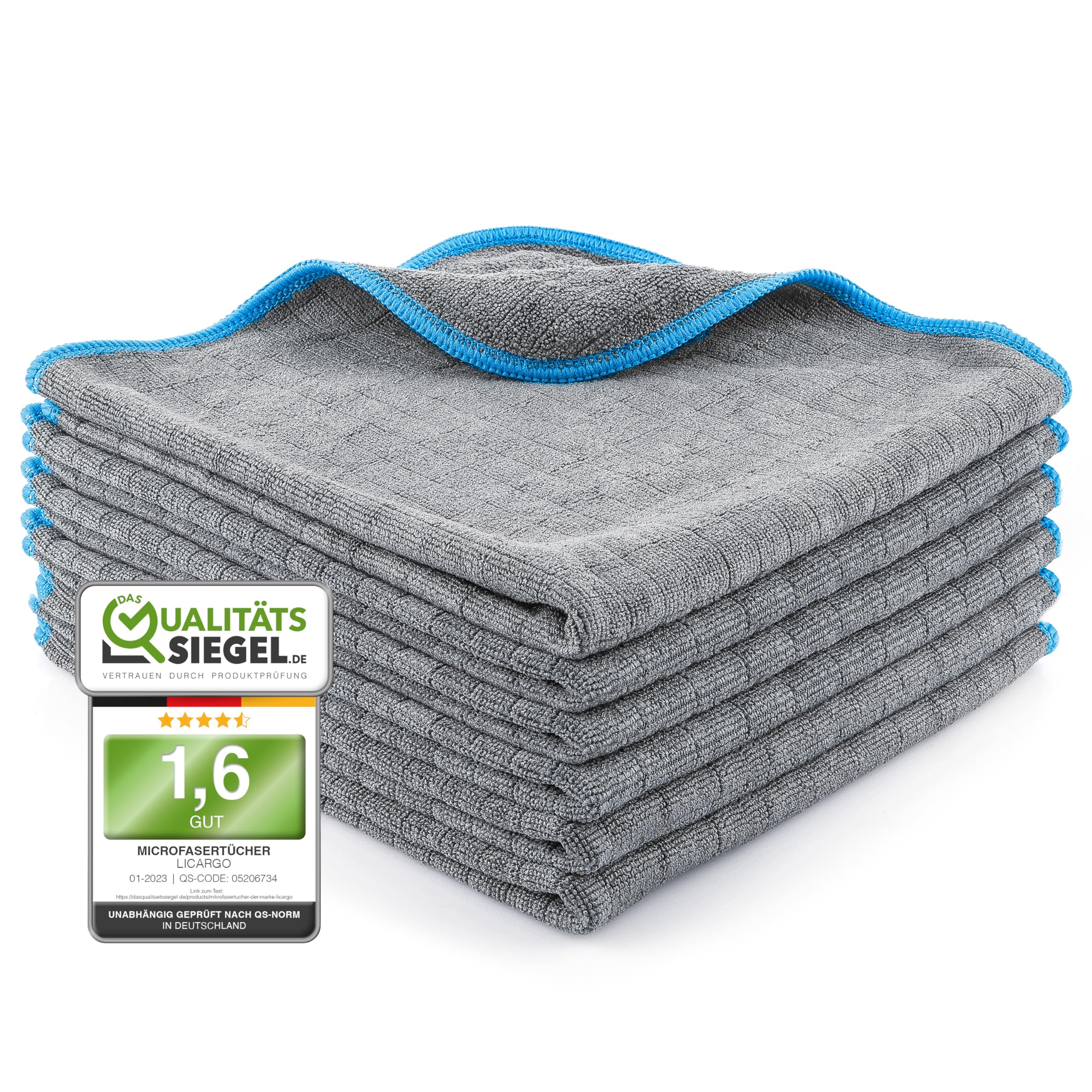 LICARGO® Lackschonende Mikrofasertücher mit 380 GSM - extrem 