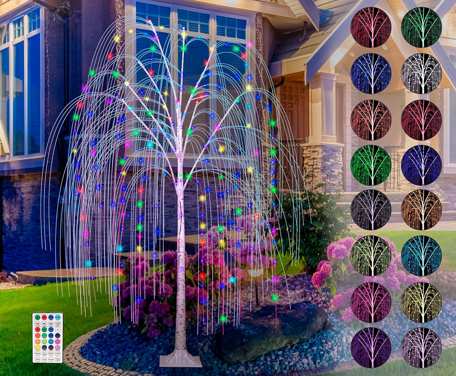 Weeping Willow Tree Lighted Trees for Decoration Inside