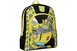 Official Transformers Kids School Backpack Yellow Bumblebee