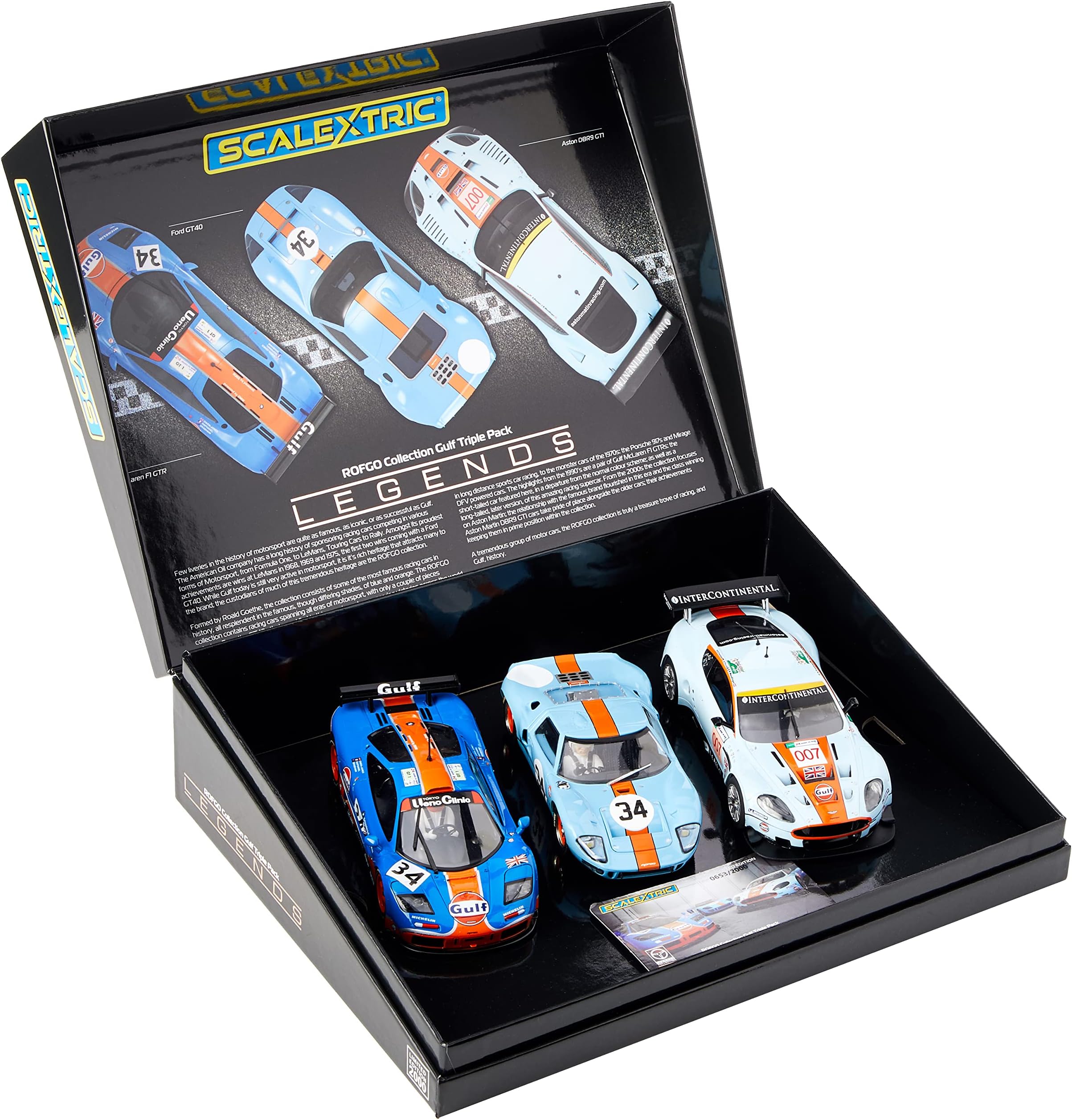 ScalextricC4109A ROFGO Collection Gulf Triple Pack Cars
