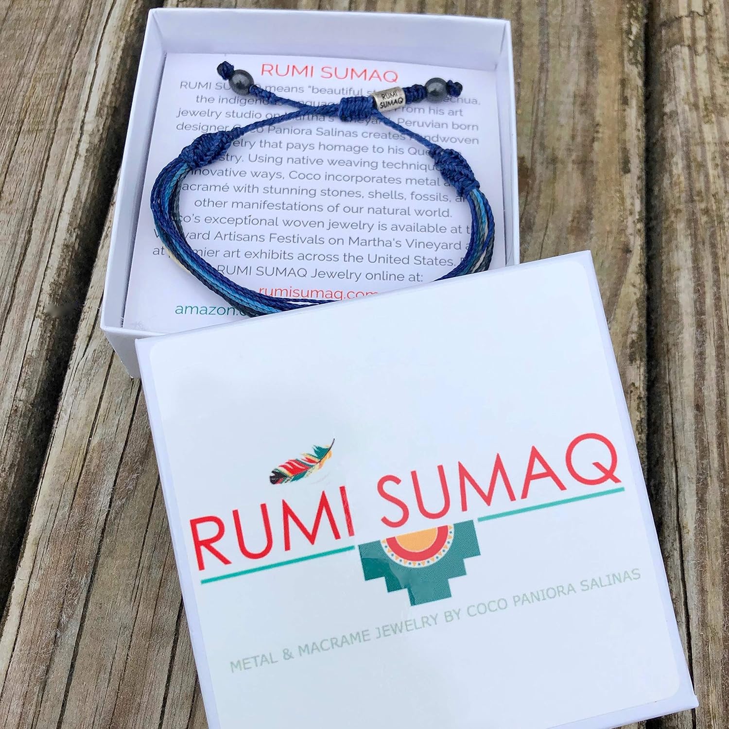 Rumi Sumaq Surfer String Bracelets for Men, Women & Kids — Adjustable Pull-Tie Waxed Cord, Coastal & Beach Colors, Custom Size and Color Options - Image 2