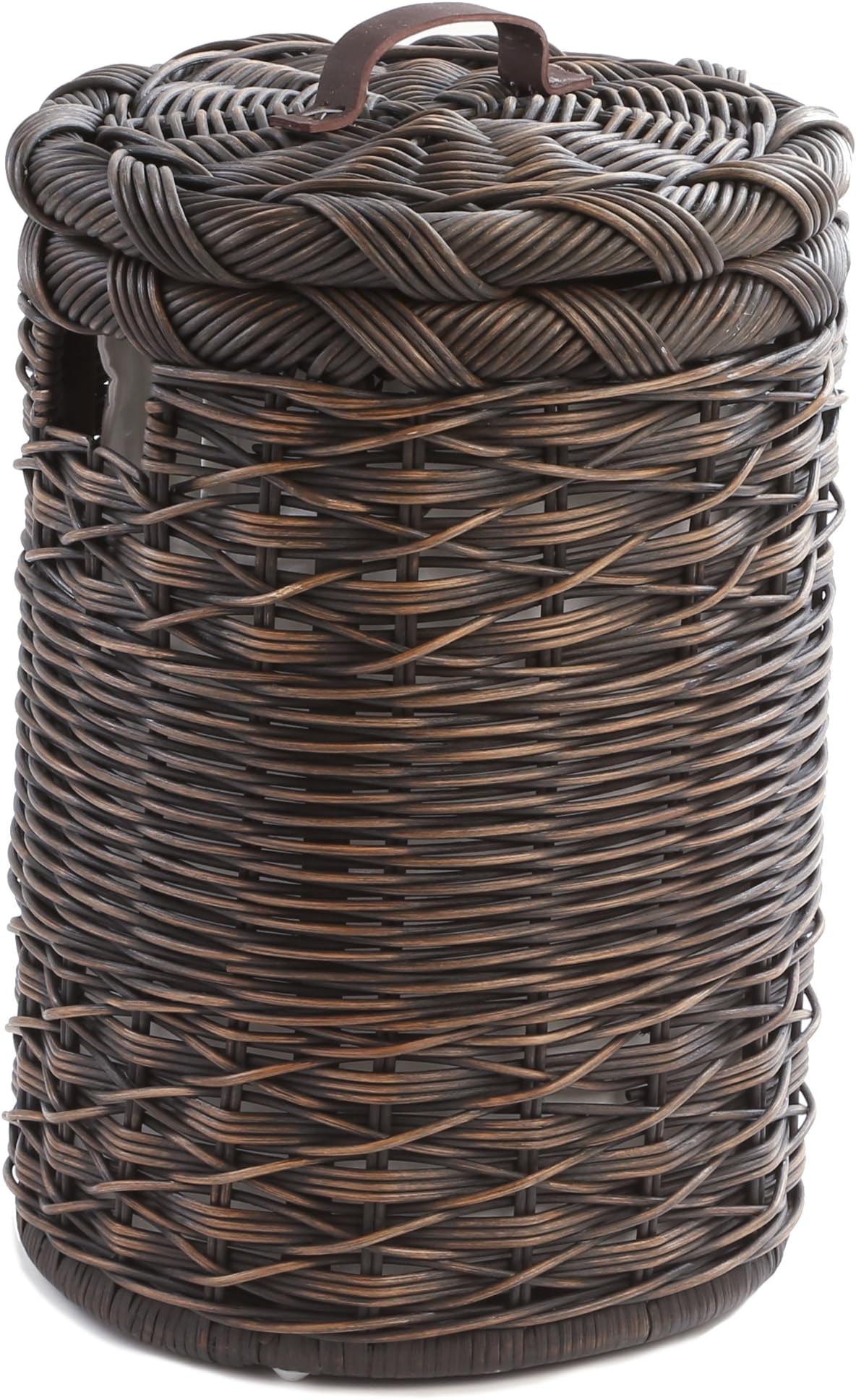 Amazon.com: The Basket Lady Round Wicker Laundry Hamper, Extra Large ...