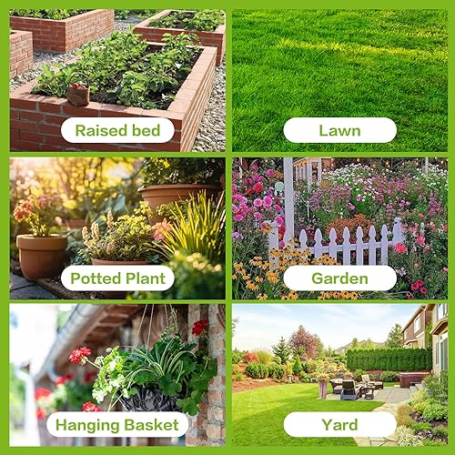 Miniatura 7 de Depel Kit de riego por goteo, sistema de riego de jardín de conexión rápida de 49 pies, sistema de riego de cama elevada, sistema de riego