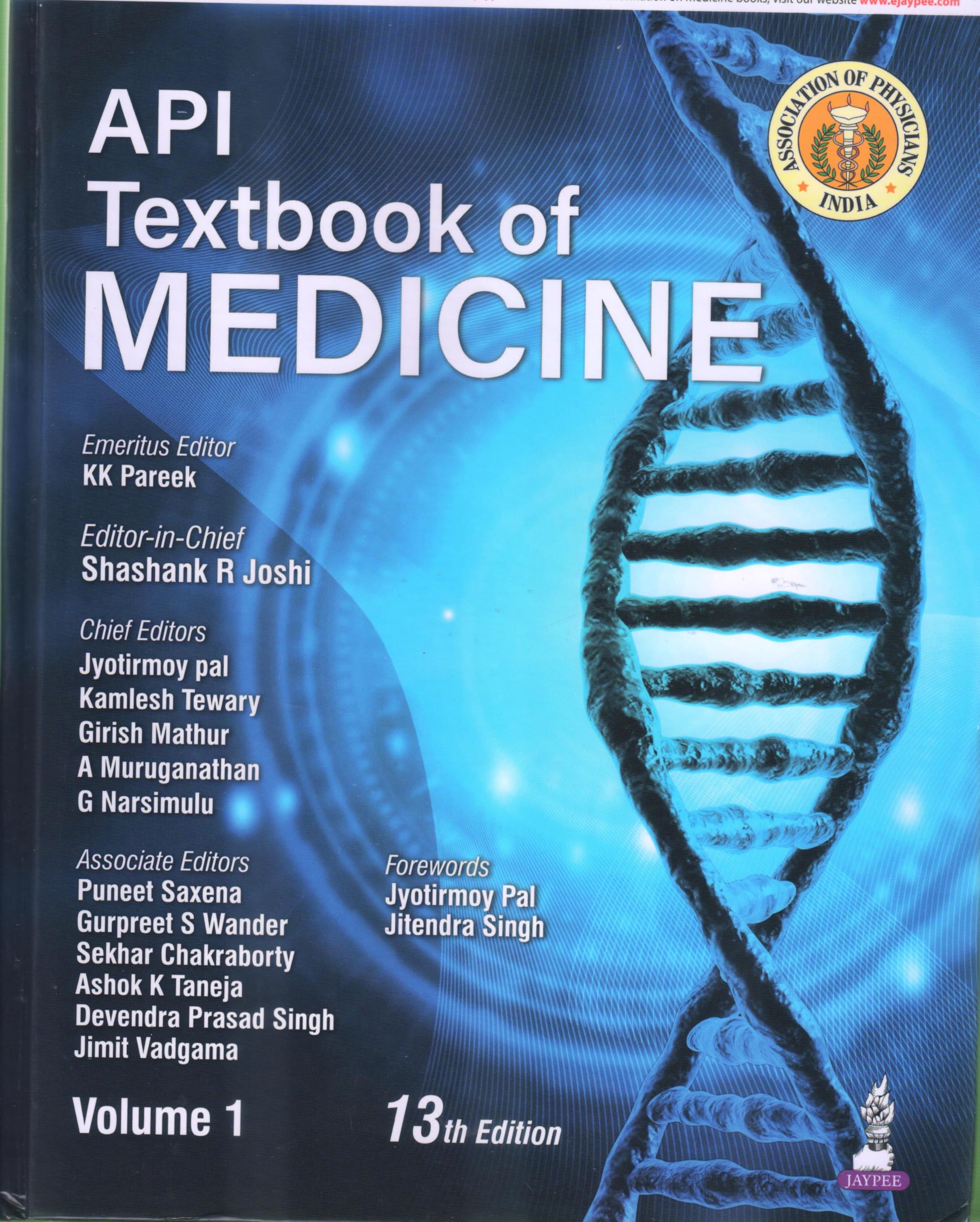 Buy API Textbook of Medicine 13th/2026 (2 Vols) Book Online at Low