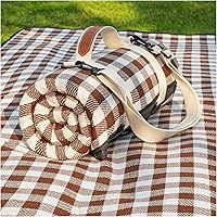 RYCHIC Extra Large 80x80 Waterproof Picnic Blanket - Sandproof Foldable Beach Camping Mat for 4-8 Adults