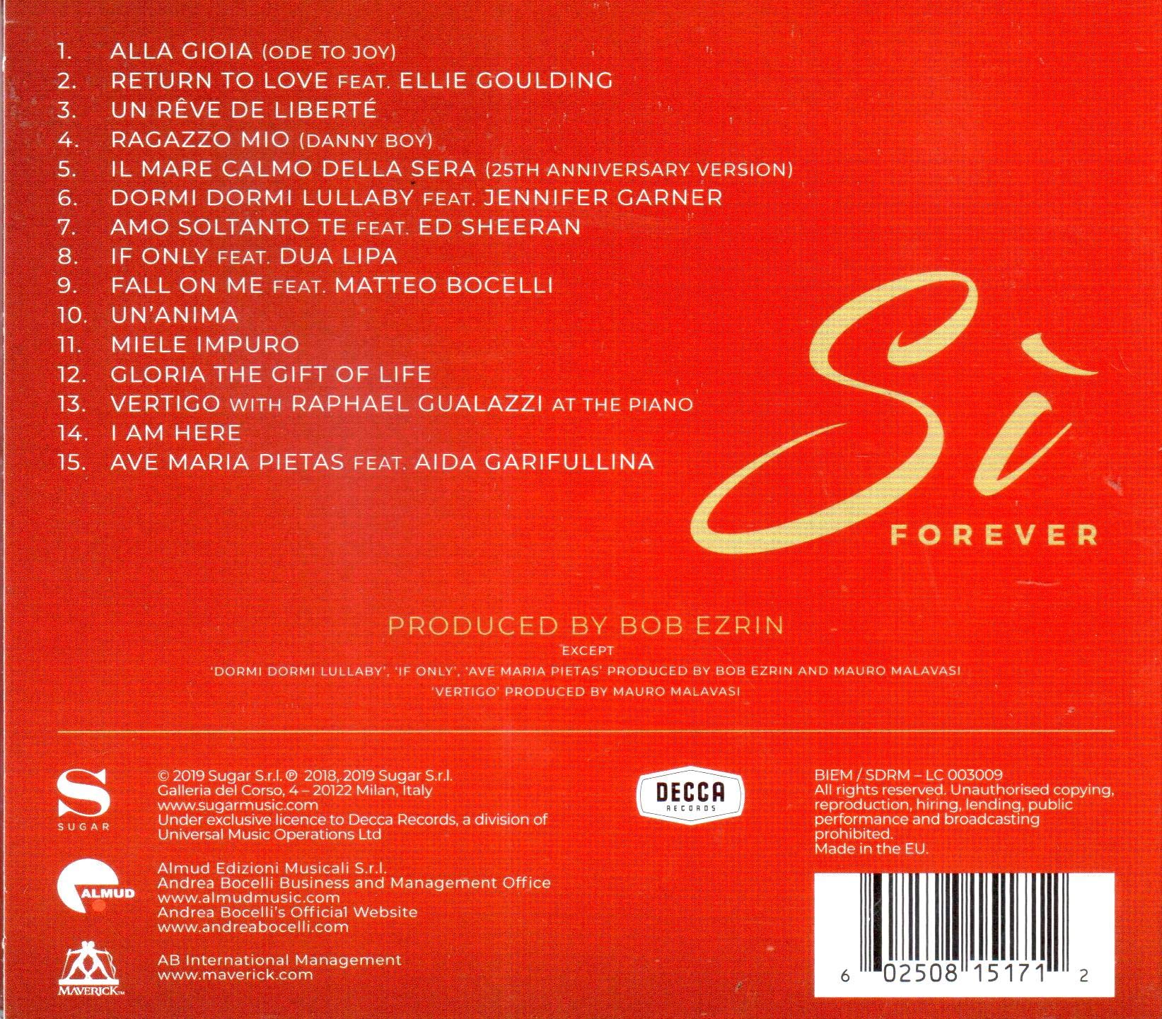 Andrea Bocelli - Si Forever