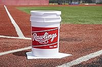 Vista 6 de Rawlings Pelotas de béisbol oficiales de la liga de competición ROLB1X Uso de juego/práctica Juventud/14U Cubo 24