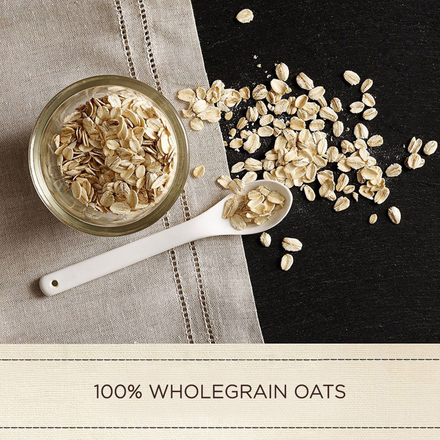 Quaker Porridge Rolled Oats 1,5 kg | Copos de Avena 100% integral 1,5 kg (El embalaje puede variar)