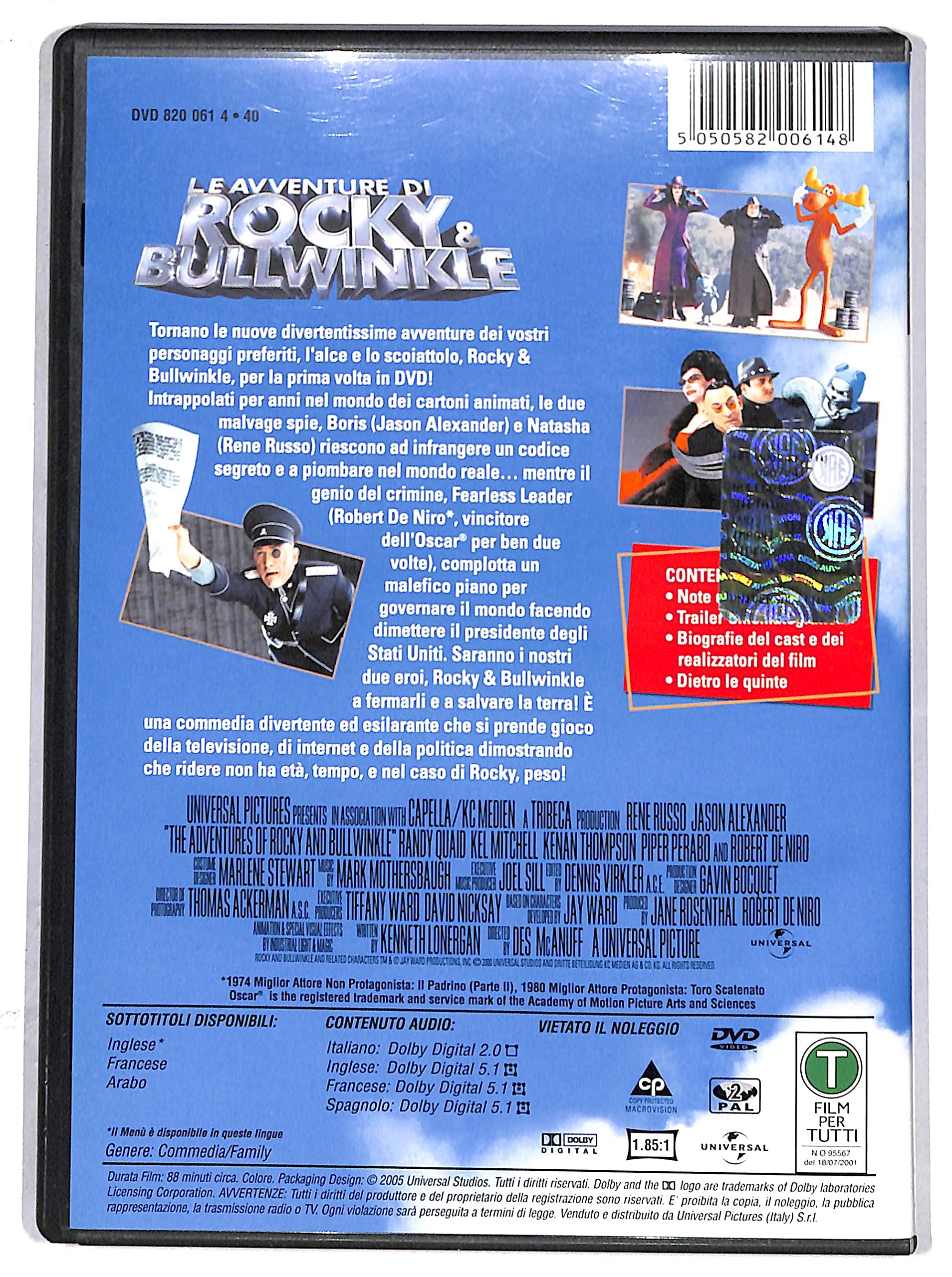 EBOND Le avventure di Rocky e Bullwinkle DVD