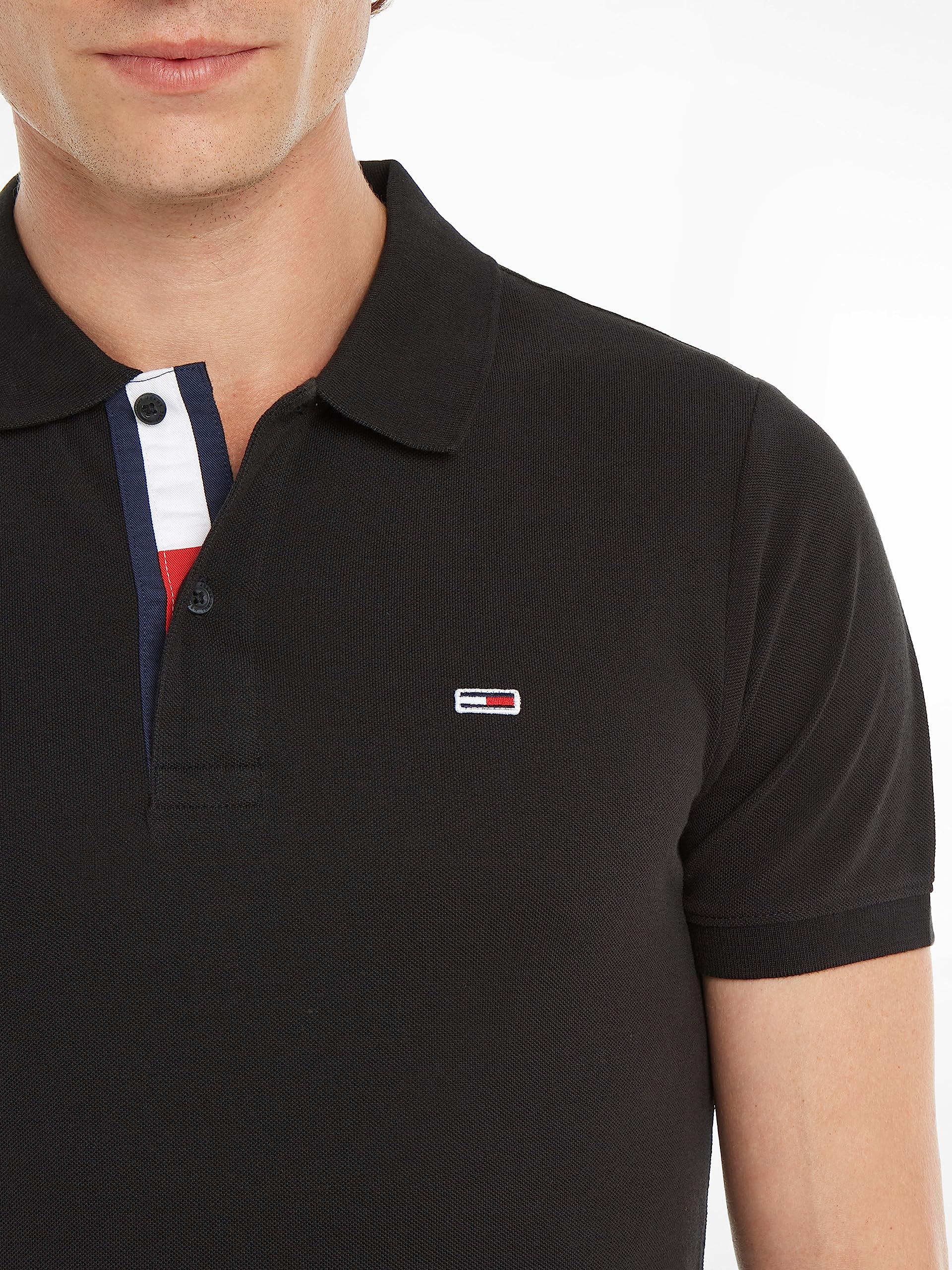 Tommy Jeans Polo Manches Courtes Homme Slim Fit