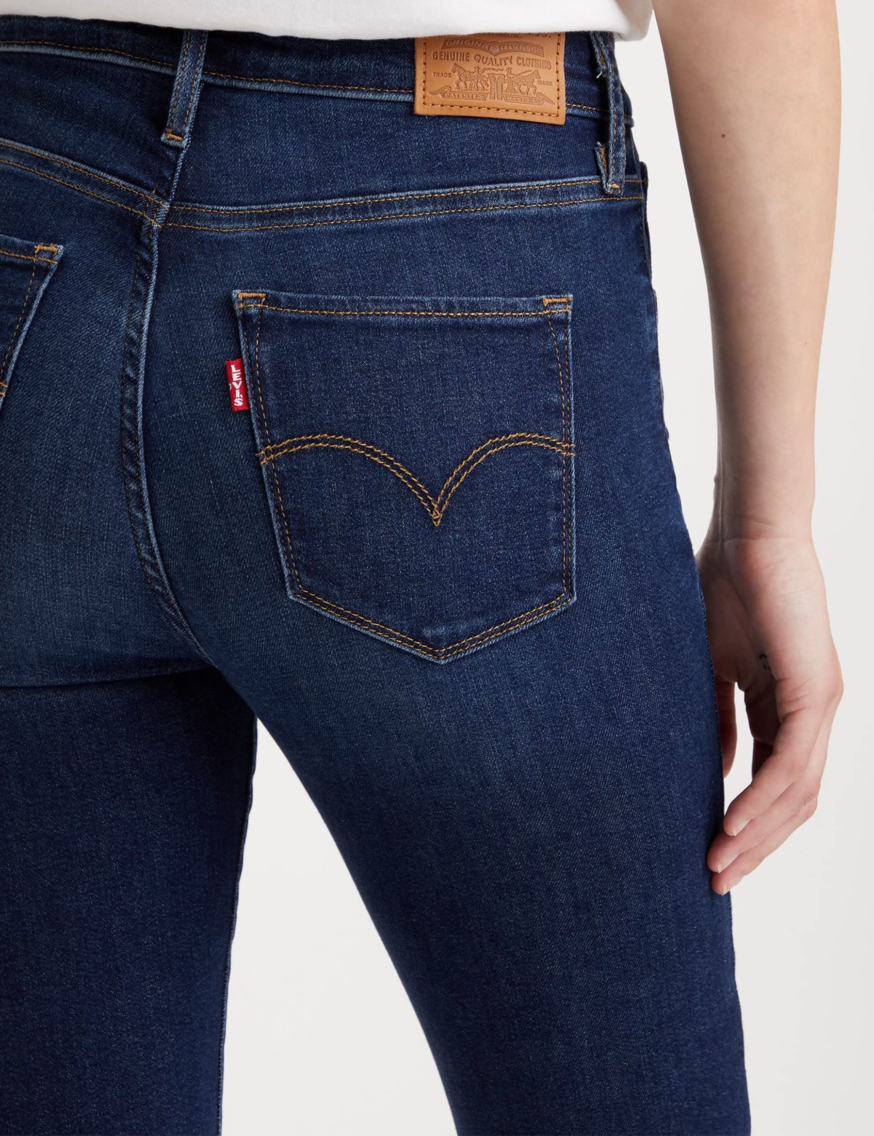 Levi's Femme 720 High Rise Super Skinny Jeans, Love Song Dark, 31W / 30L