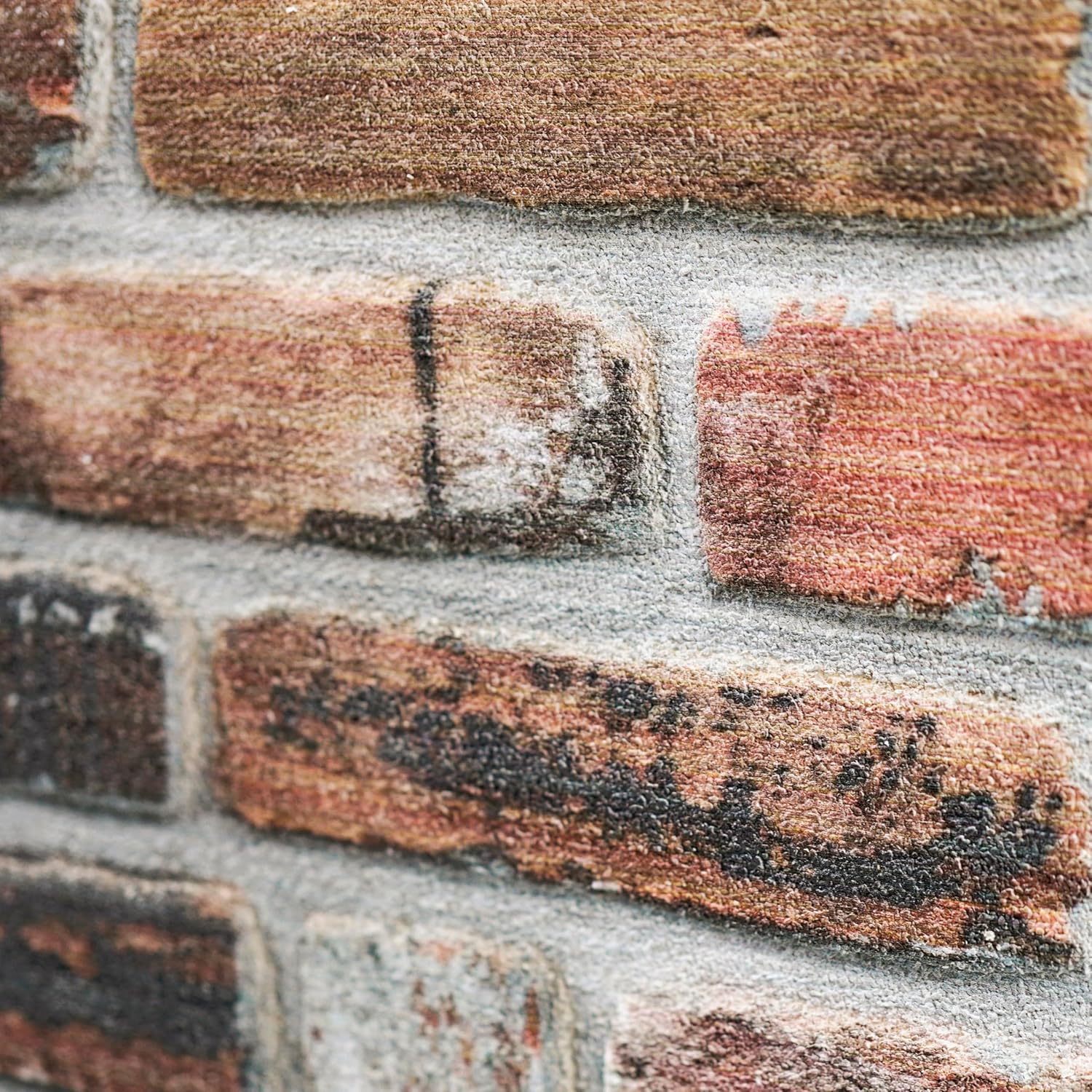 | 3D Wall Panels | Natural Brick Effect Cladding Styrofoam | Ideal for Kitchen, Living Room, Bedroom | Earthcore | 9 Piece | 40 inch x 20 inch | Covers 48 sq ft