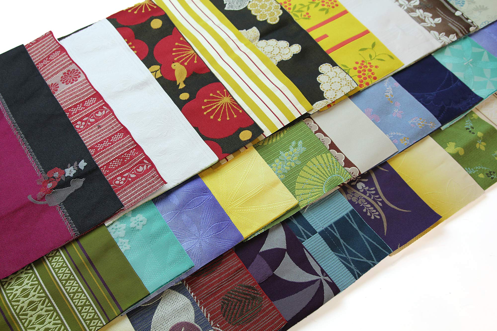 Amazon | 生地 帯 ハギレ 和柄 洋柄 モダン 幾何学 10枚セット  