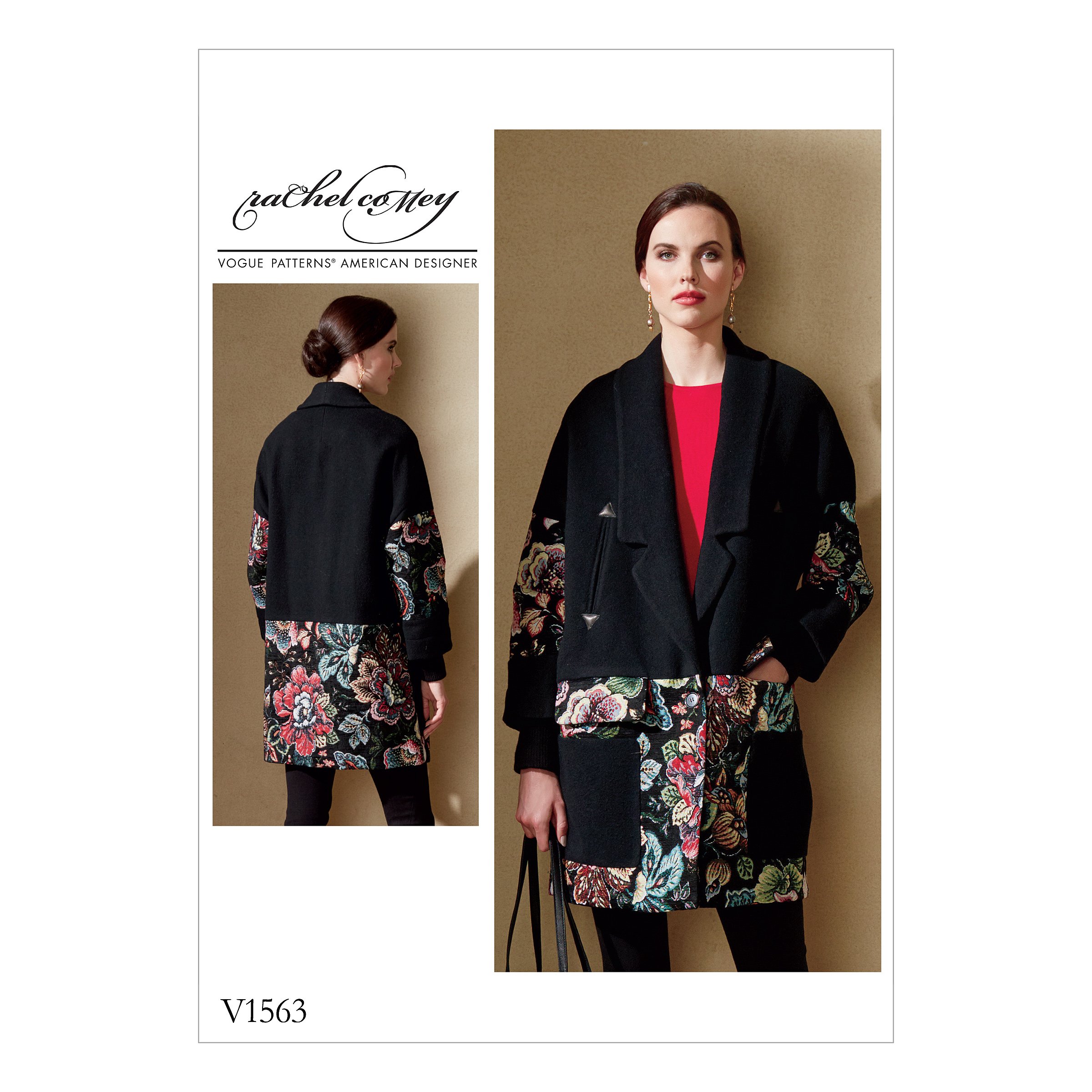 Amazon.com: Vogue Patterns Women's Floral Jacket Coat Sewing
