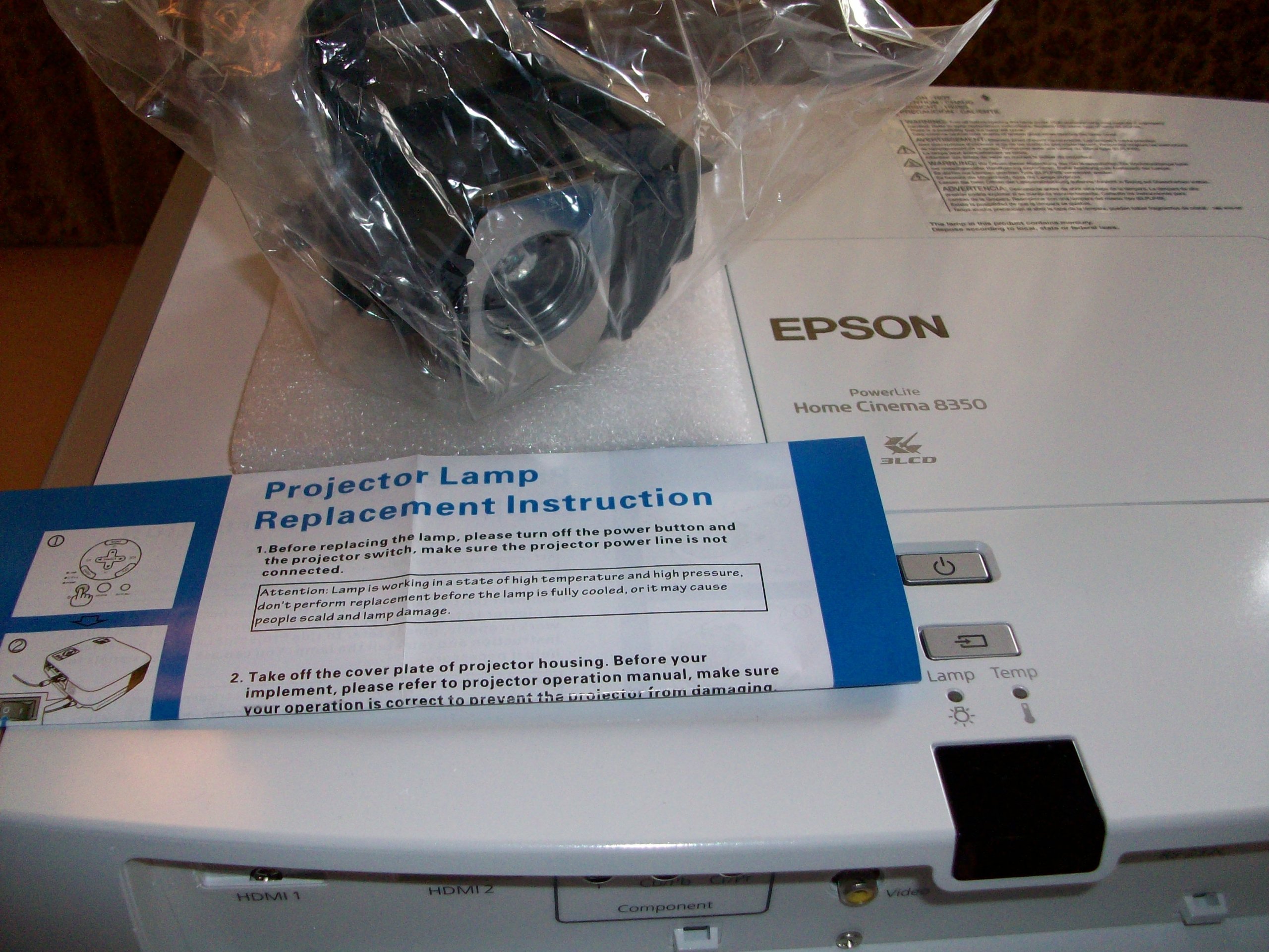 lcd panel cleaning epson 8350 for sale