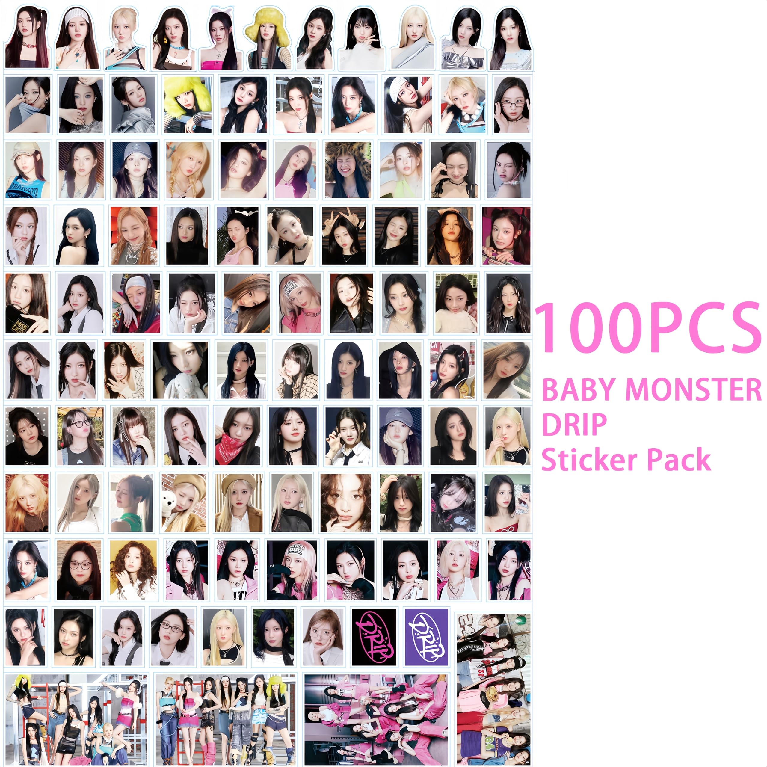 BABYMONSTER アルバム オフイベ特典付き ステッカー スタンプカード BABYMONSTER 3rd MINI ALBUM [춤 (CHOOM)]【日本限定特典付輸入盤】が5