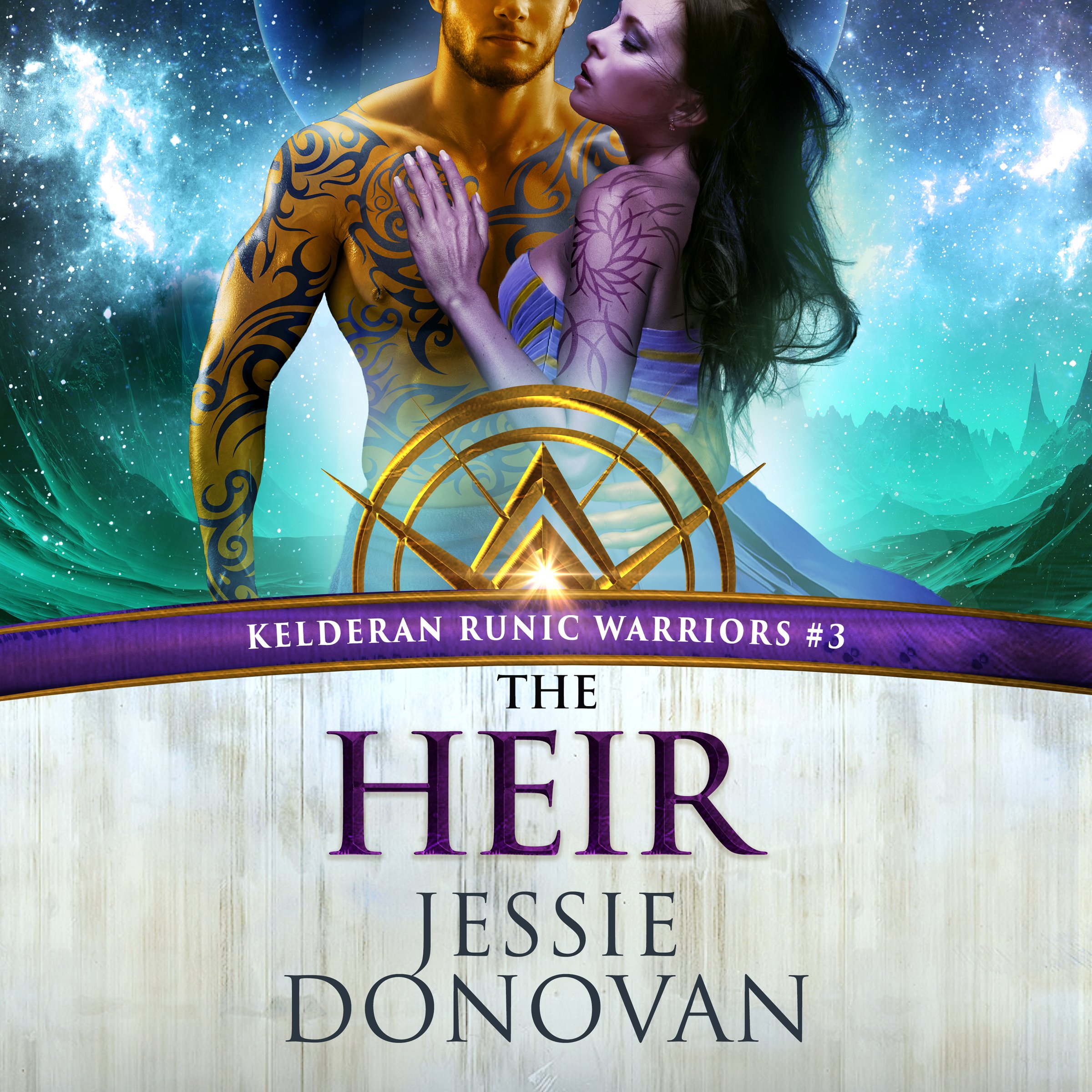 Cover art for The Heir: Kelderan Runic Warriors, Book 3