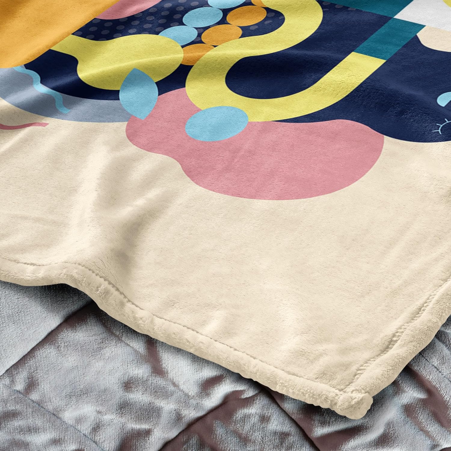 Northwest Cartoon Network Adventure Time Sleepy Puppies Silk Touch Throw Blanket, Finn and Jake Plush Cover, 40 x 50 Inches