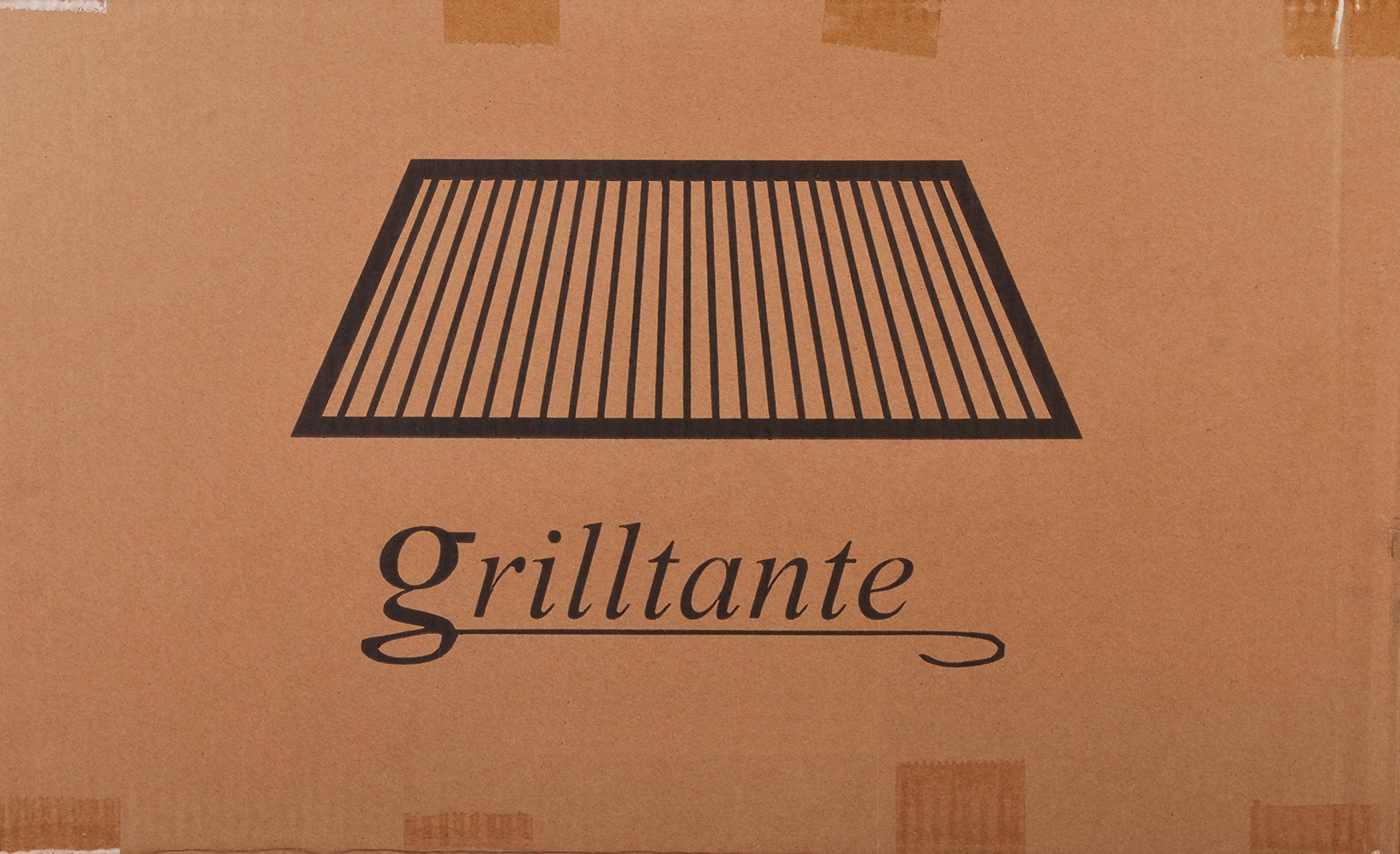 Premium Edelstahl Grillrost 67 x 40 mit Rahmen, Weber Gasgrill, 6mm Stäbe V2A Grill rechteckig, Feuerschalen Kamin Feuerkorb