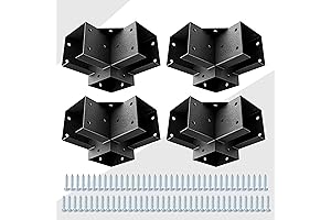 Eapele Gazebo Brackets for 4x4 Wood Posts