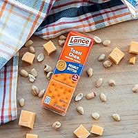 Vista 8 de Lance Galletas sándwich, mantequilla de maní ToastChee, 20 paquetes envueltos individualmente, 6 sándwiches cada uno (paquete de 6)