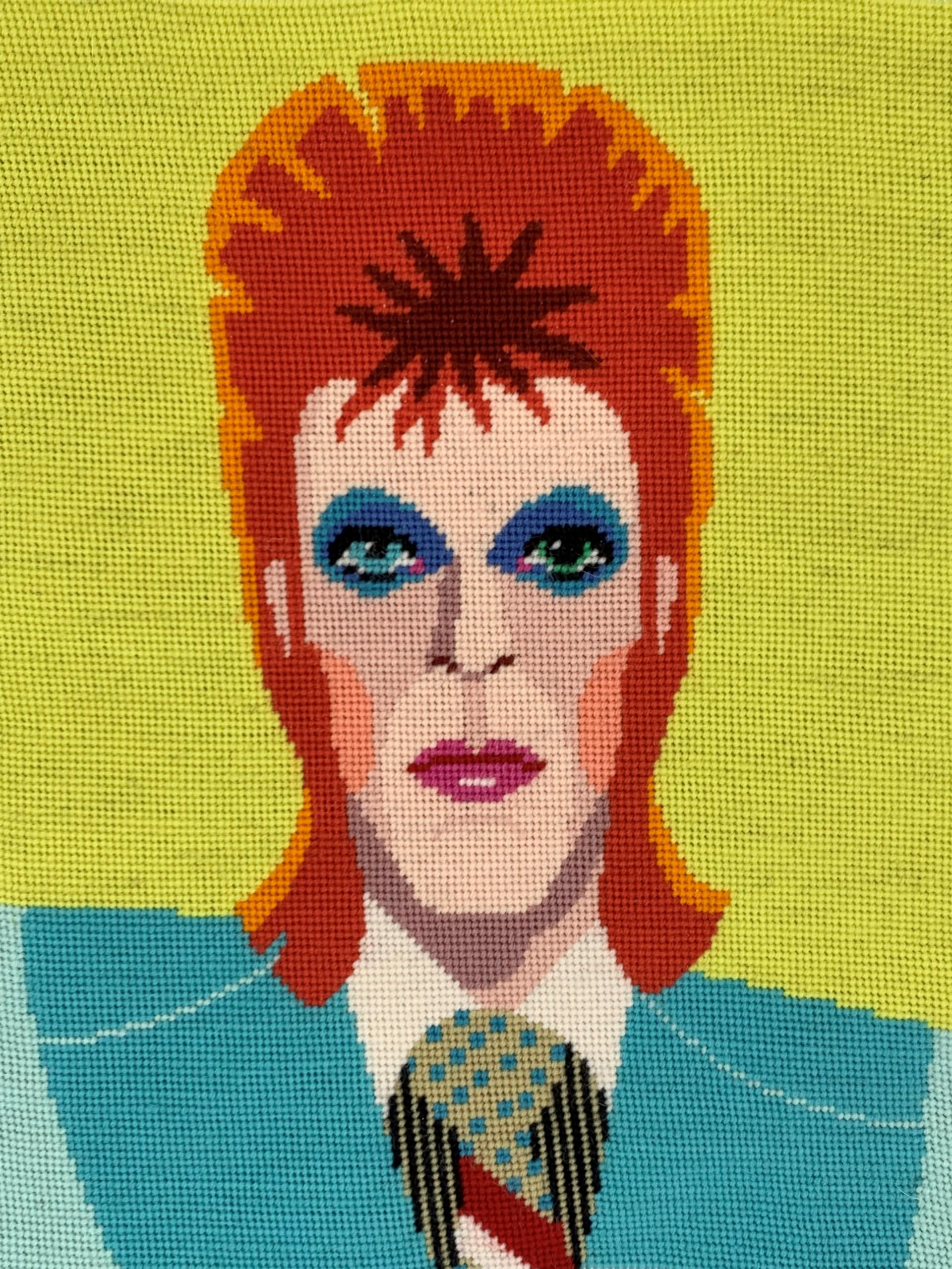 Appletons David Bowie Tapestry Kit Designed by Emily Peacock, 30cm x 34cm