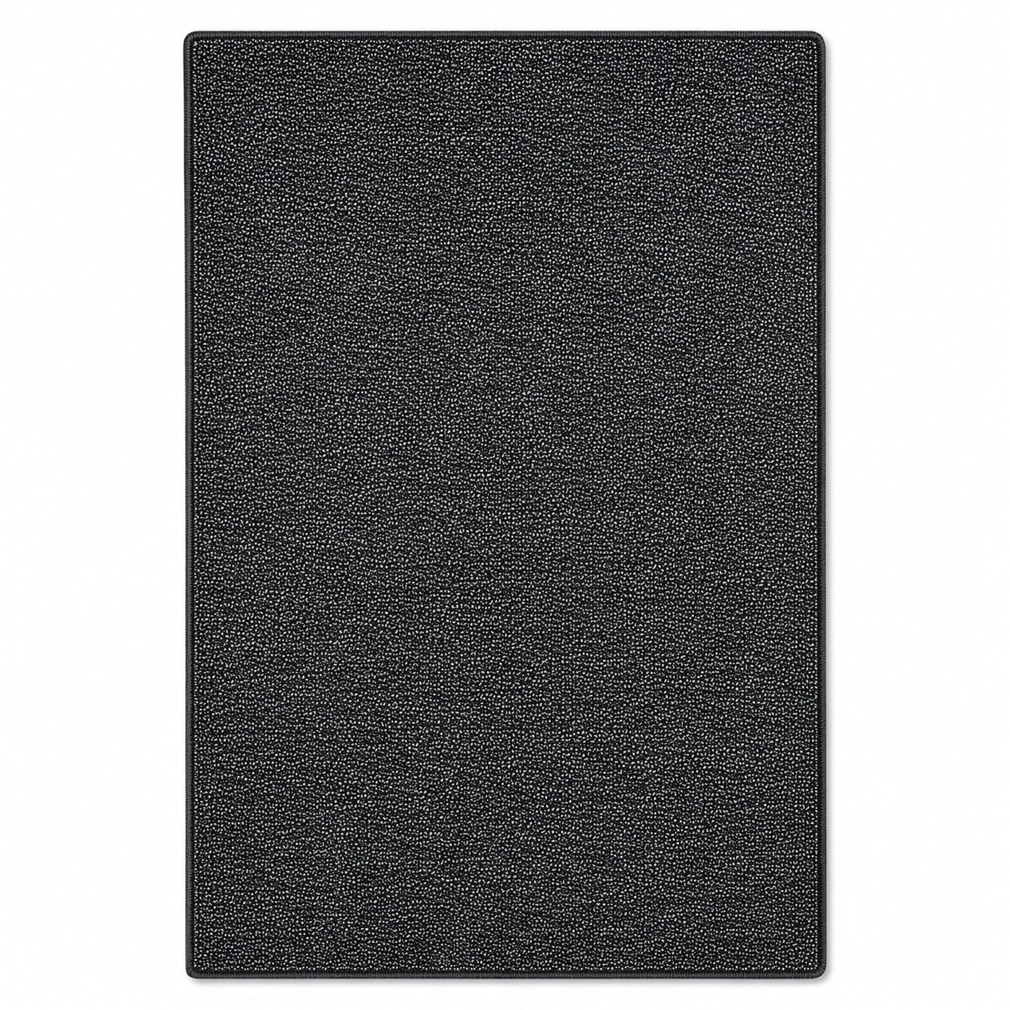 CASA PURA London Rug - Many Sizes, Easy-Care Flat Loop Pile, Hallway, Living Room, Kitchen, Bedroom (Anthracite - Round, 200 cm)