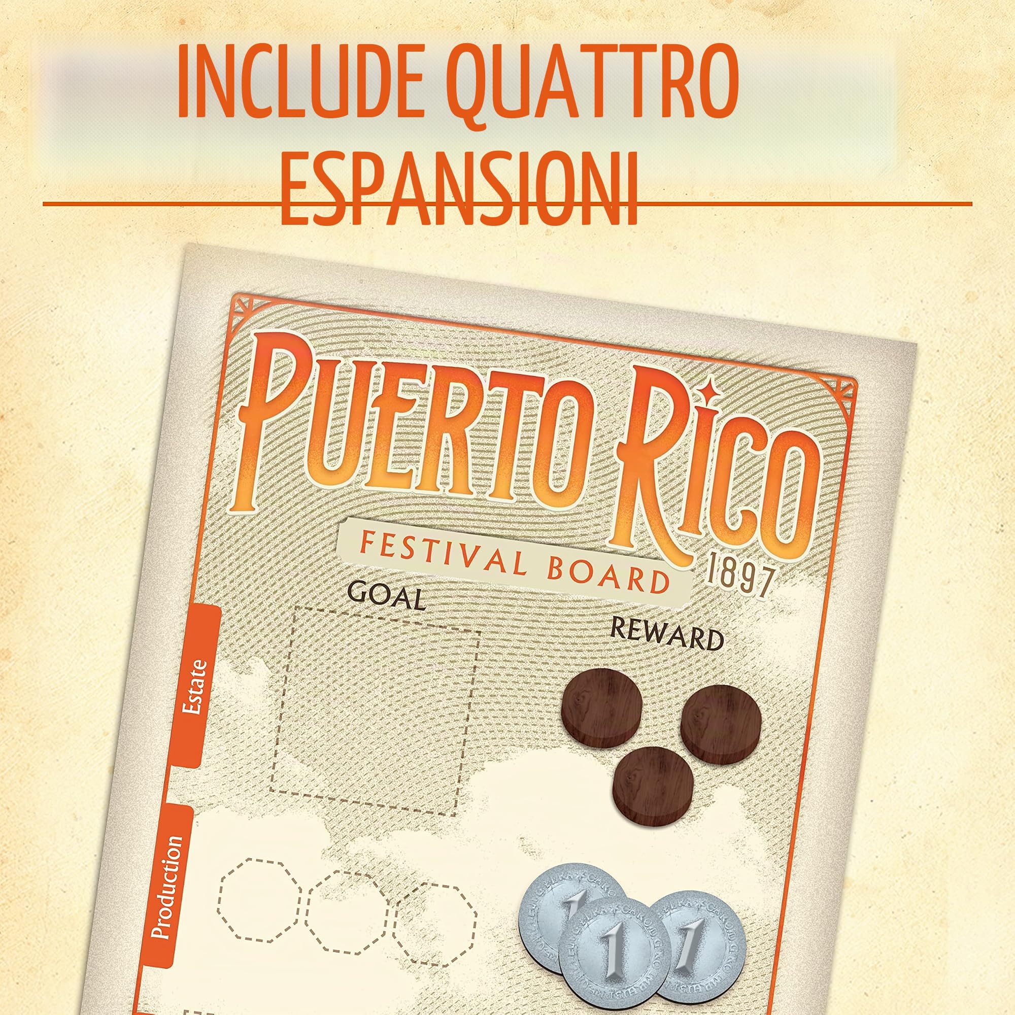 Ravensburger Alea Puerto Rico - Gioco da tavolo di strategia coinvolgente per adulti e bambini dai 12 anni in su - da 2 a 5 giocatori
