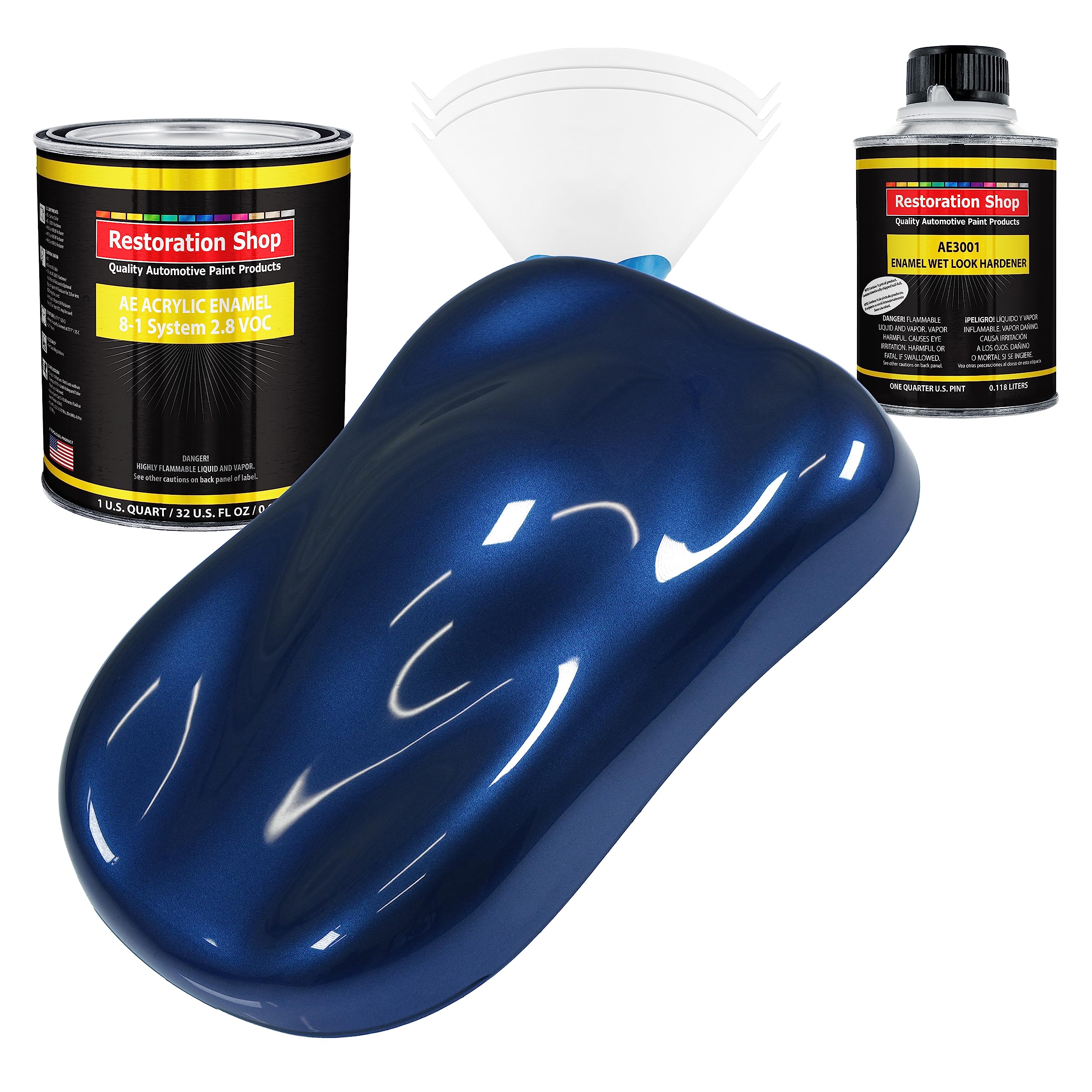 Amazon.com: Restoration Shop Daytona Blue Metallic Acrylic Enamel