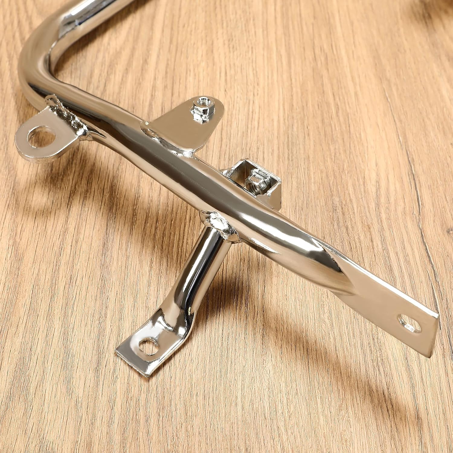 KUAFU Rear Grab Bar Bumper Compatible with 1987-2006 Yamaha Banshee 350 YFZ350 Chrome Replacement for 3GG-2845R-10-00 3GG-2845R-00-00 3GG-2845R-40-00