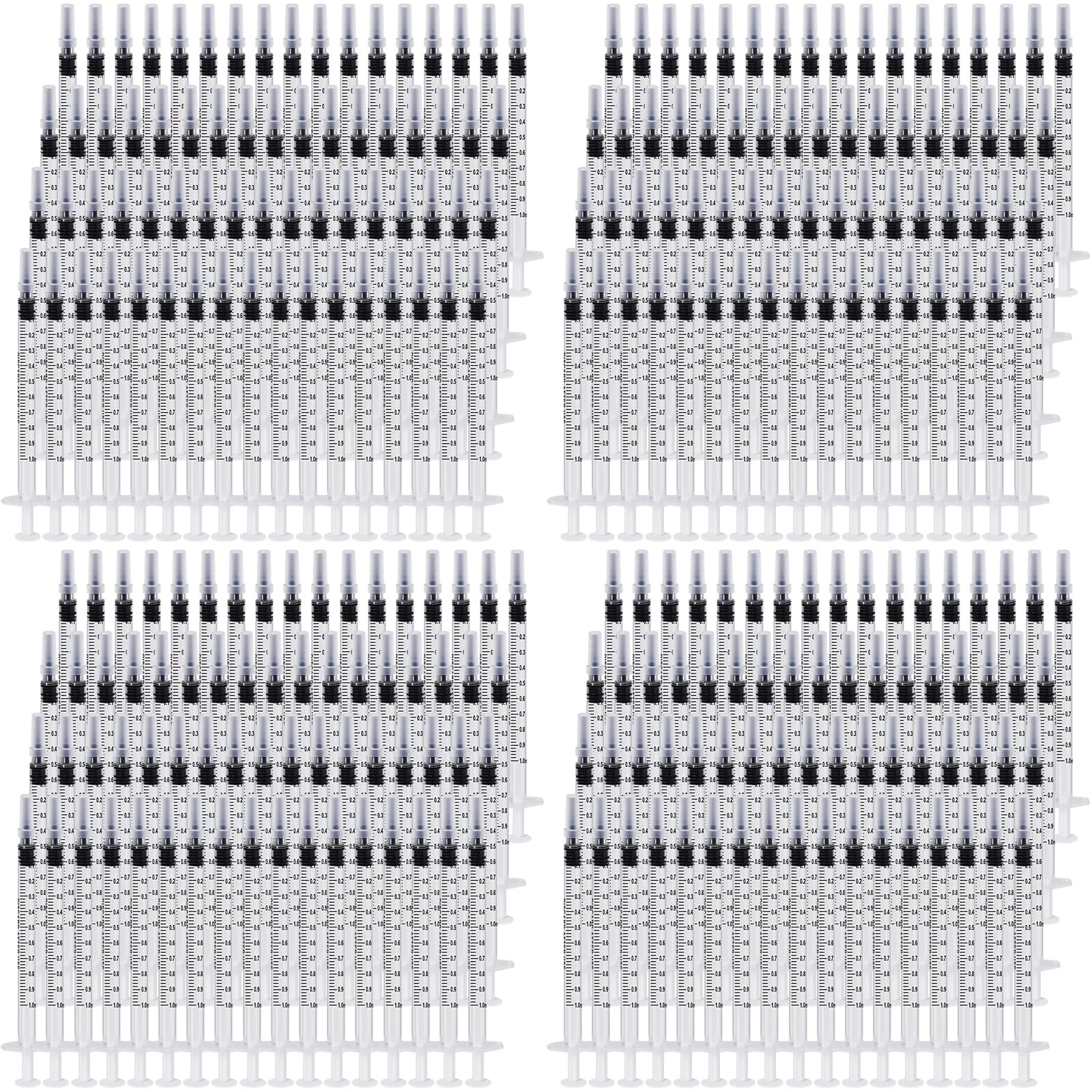 Bulk 100 Pack 20ml Plastic Large Syringes with Tip Cap — Amazon image 11