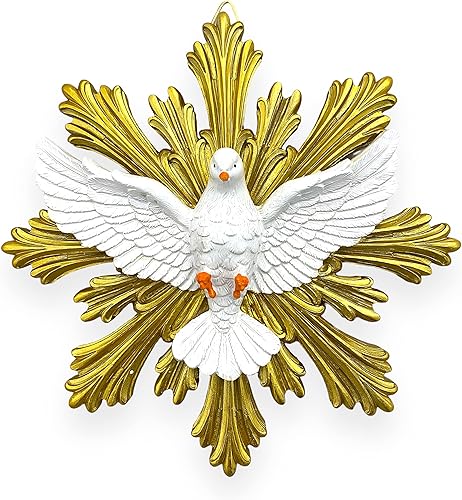 Colgante de Espíritu Divino de 8 pulgadas Escultura de Espíritu Santo Montada en la Pared Divina