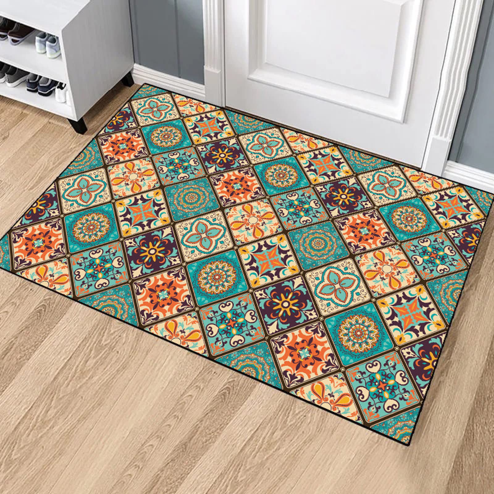 Paillasson exterieur interieur rug salon chambre lavable grand format