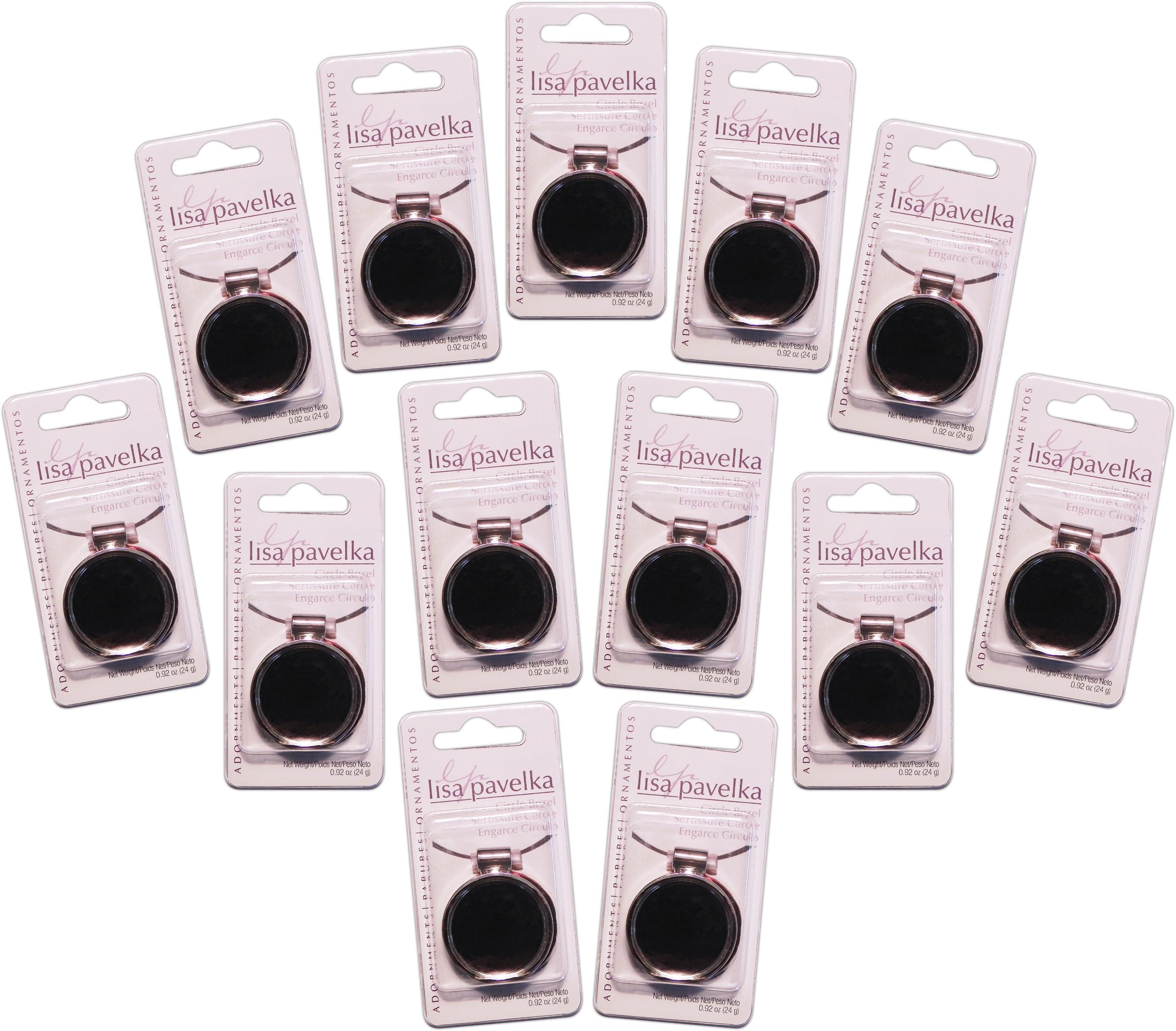Lisa Pavelka Round Bezel Kit (Includes 13 Pieces) Silver (013)