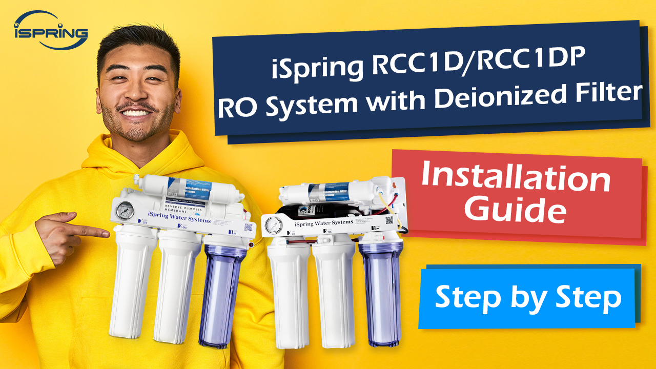 Image of iSpring RCC1D Tankless RO /DI System - 5-Stage, 150 GPD for Aquarium
