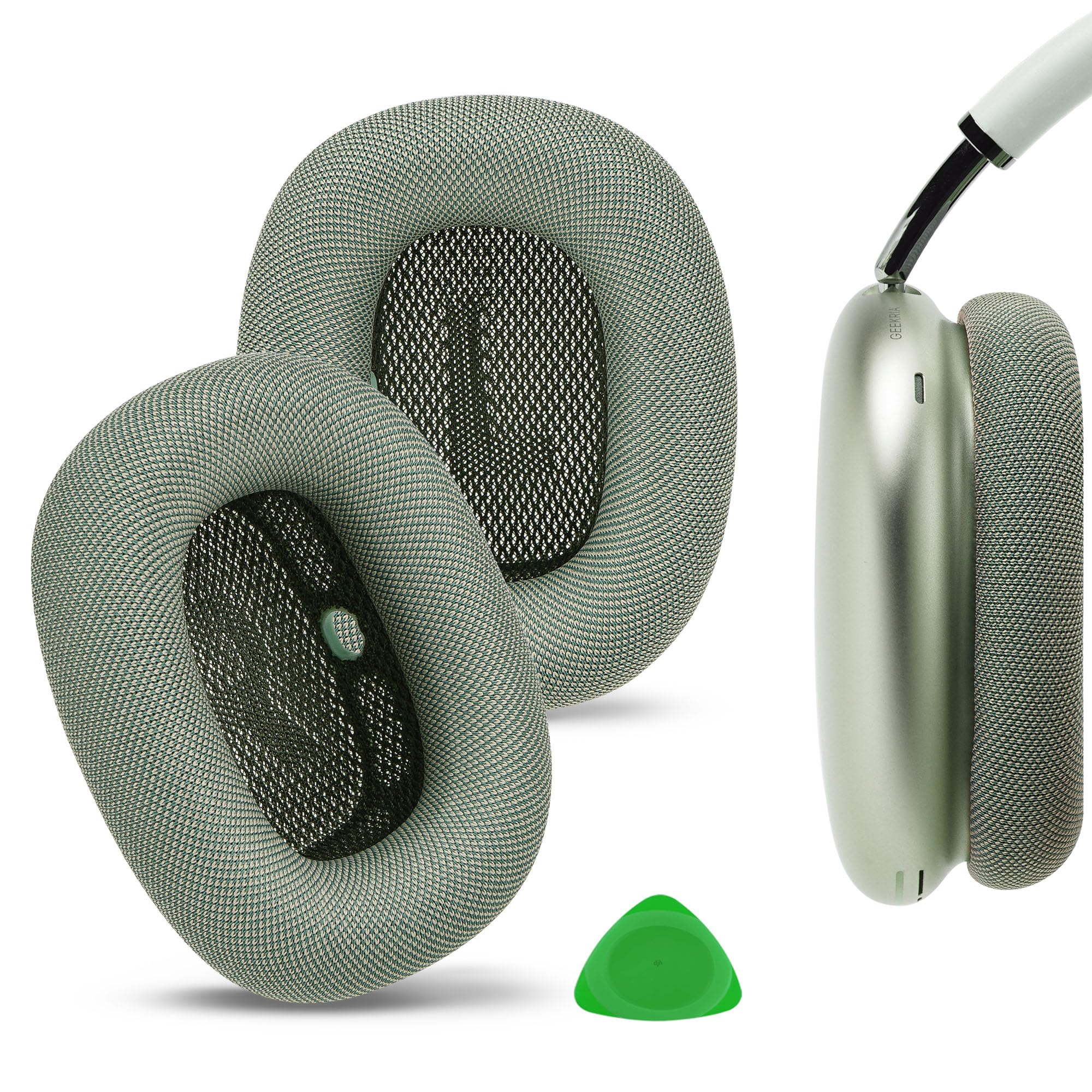 Coussinets d’oreille de remplacement compatibles AirPods Max A2096 vert - 7