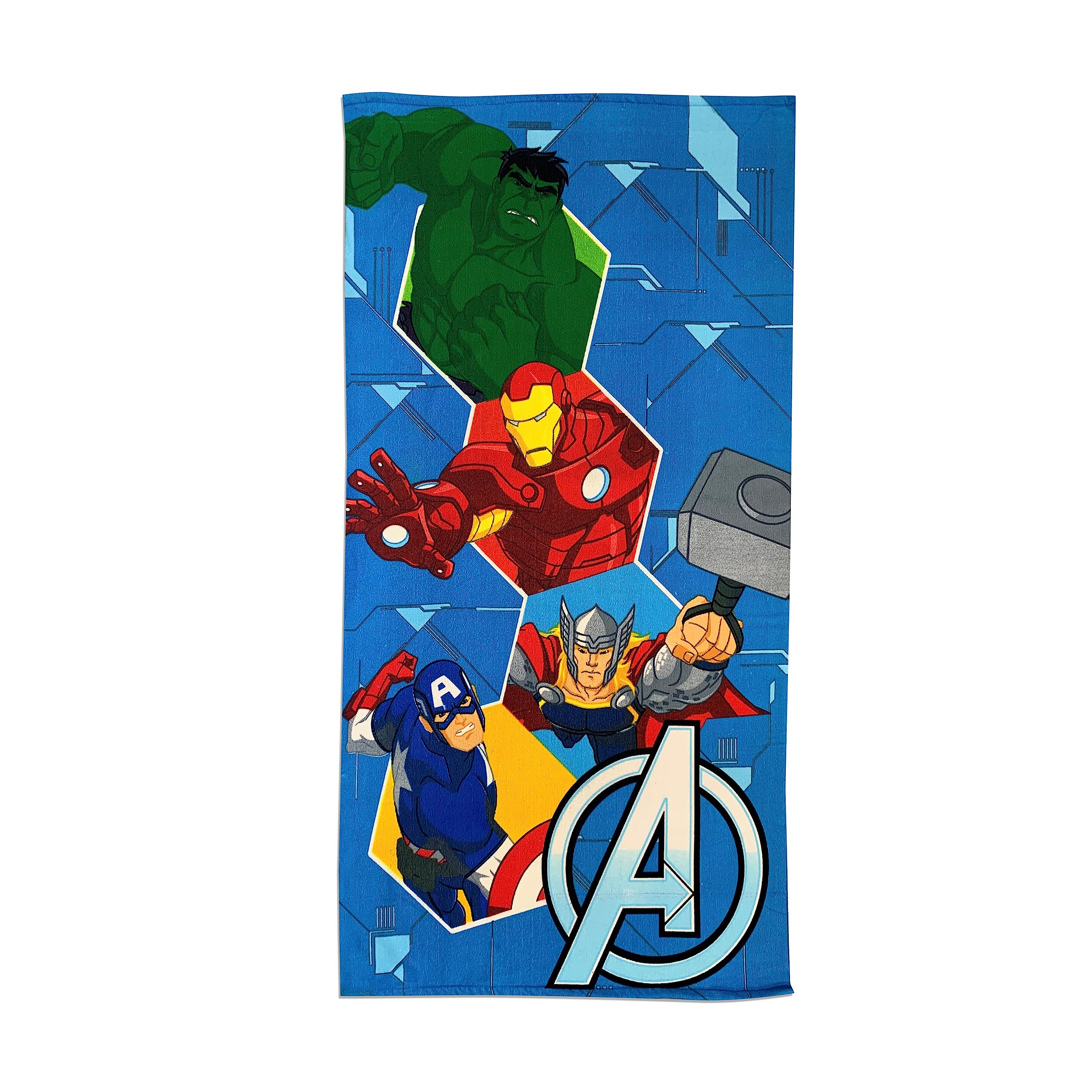 ROYAL WEAR Kids Official Licensed Character Soft Beach/Hooded Bath Towel (Avengers, 40 x 60)