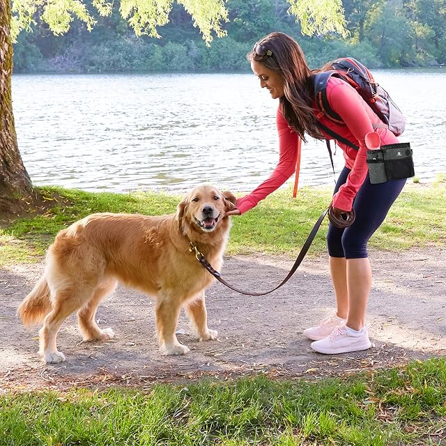 Foto 6 de 7 de SkyeFang Bolsa de Entrenamiento para Perros Bolsa de golosinas para Perros Bolso Botella de Agua Desmontable…
