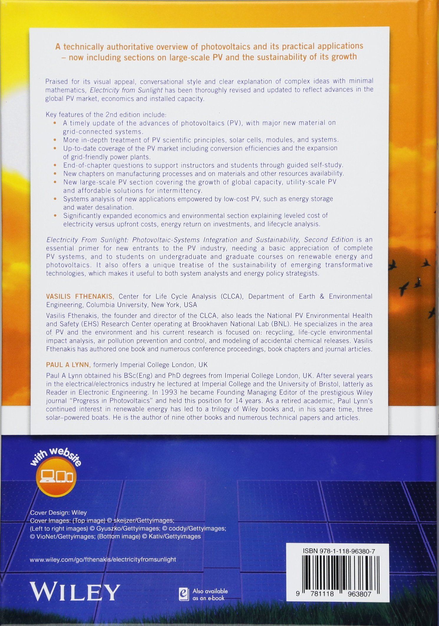 Electricity from Sunlight: Photovoltaic-Systems Integration and Sustainability