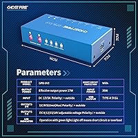 Vista 6 de Fuente de alimentación Ghost FIRE para pedal de guitarra con 8 salidas DC [VERDADERAMENTE aisladas] para pedal de efecto 9V/12V/15V/18V+5V USB