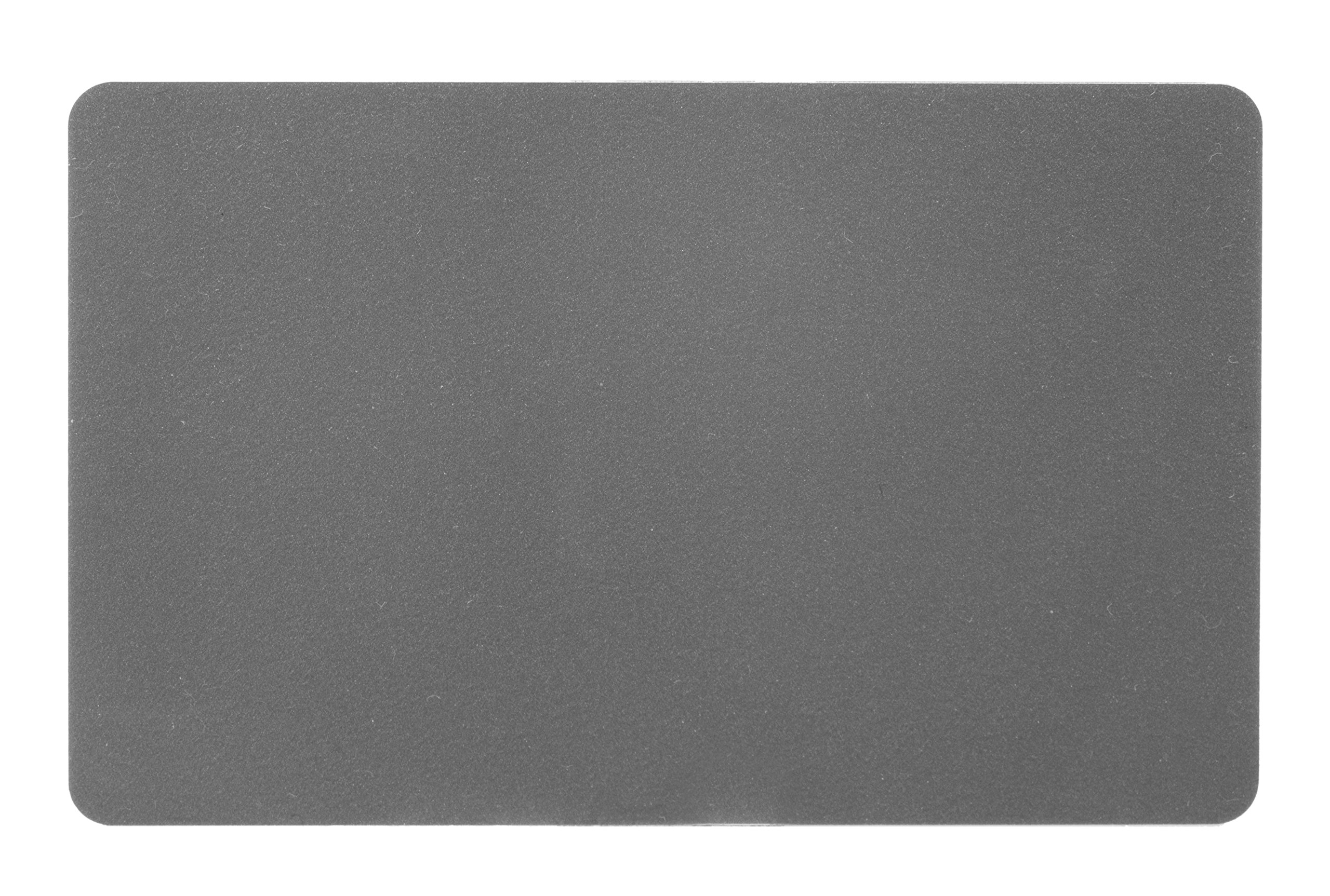Karteo Plastikkarten silber [100 Stück] Blankokarten mit HiCo Magnetstreifen aus PVC zum codieren für Ausweise Dienstausweise EC -Karten Bankkarten Gesundheitskarten
