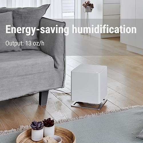 Miniatura 5 de Stadler Form humidificador Oskar, humidificador de ahorro de energía para habitaciones de hasta 540 pies cuadrados, evaporador con apagado