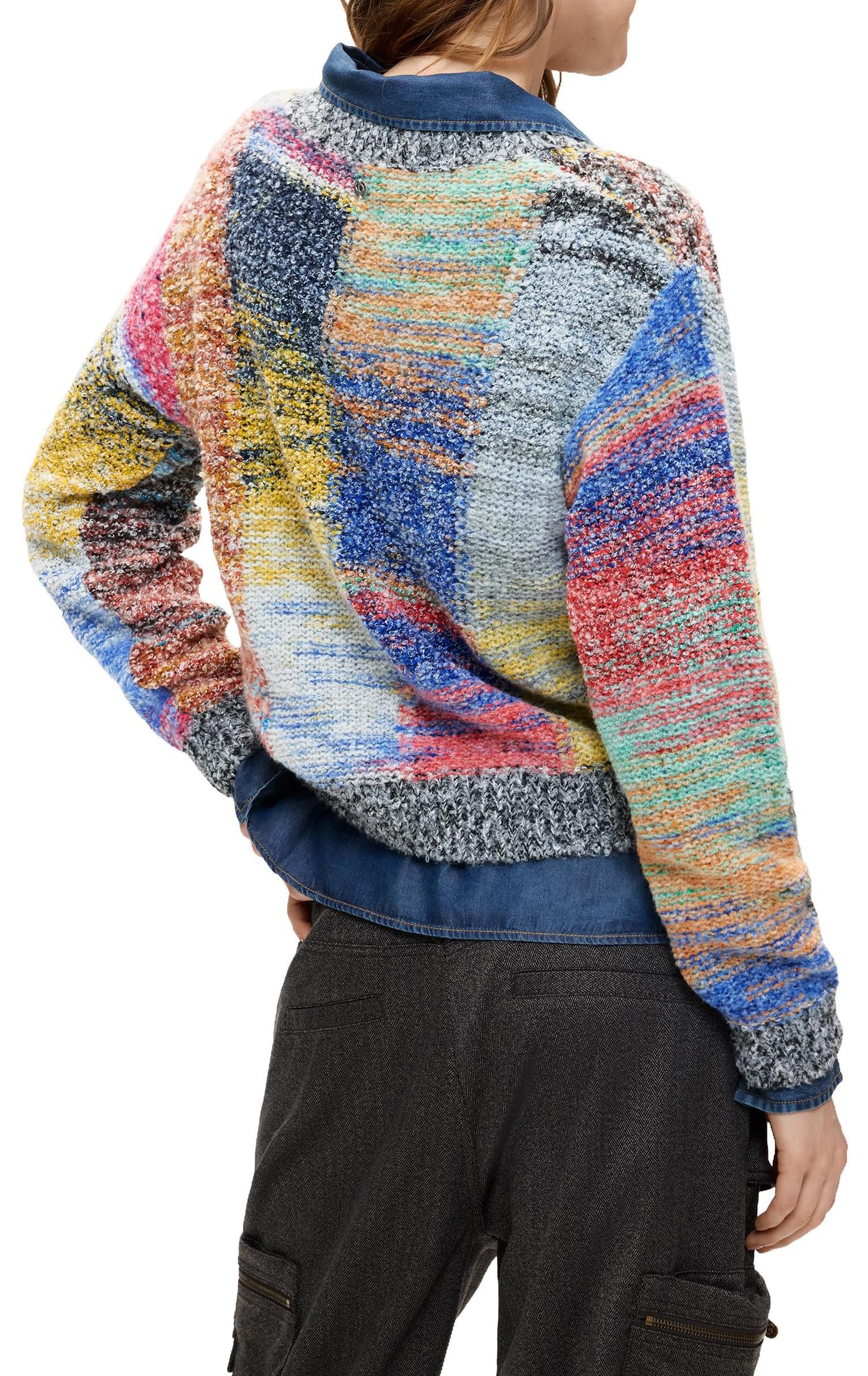 Desigual Bluza Kobiety Jers_earthtexture