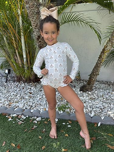 Miniatura 9 de Wee Ones Lazo clásico de grogrén para niñas con bordes festoneados y centro envolvente liso en una pinza para el cabello WeeStay, King, blanco