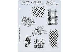Stampers Anonymous CMS-075 Tim Holtz Cling Rubber Stamp Set, Ultimate Grunge
